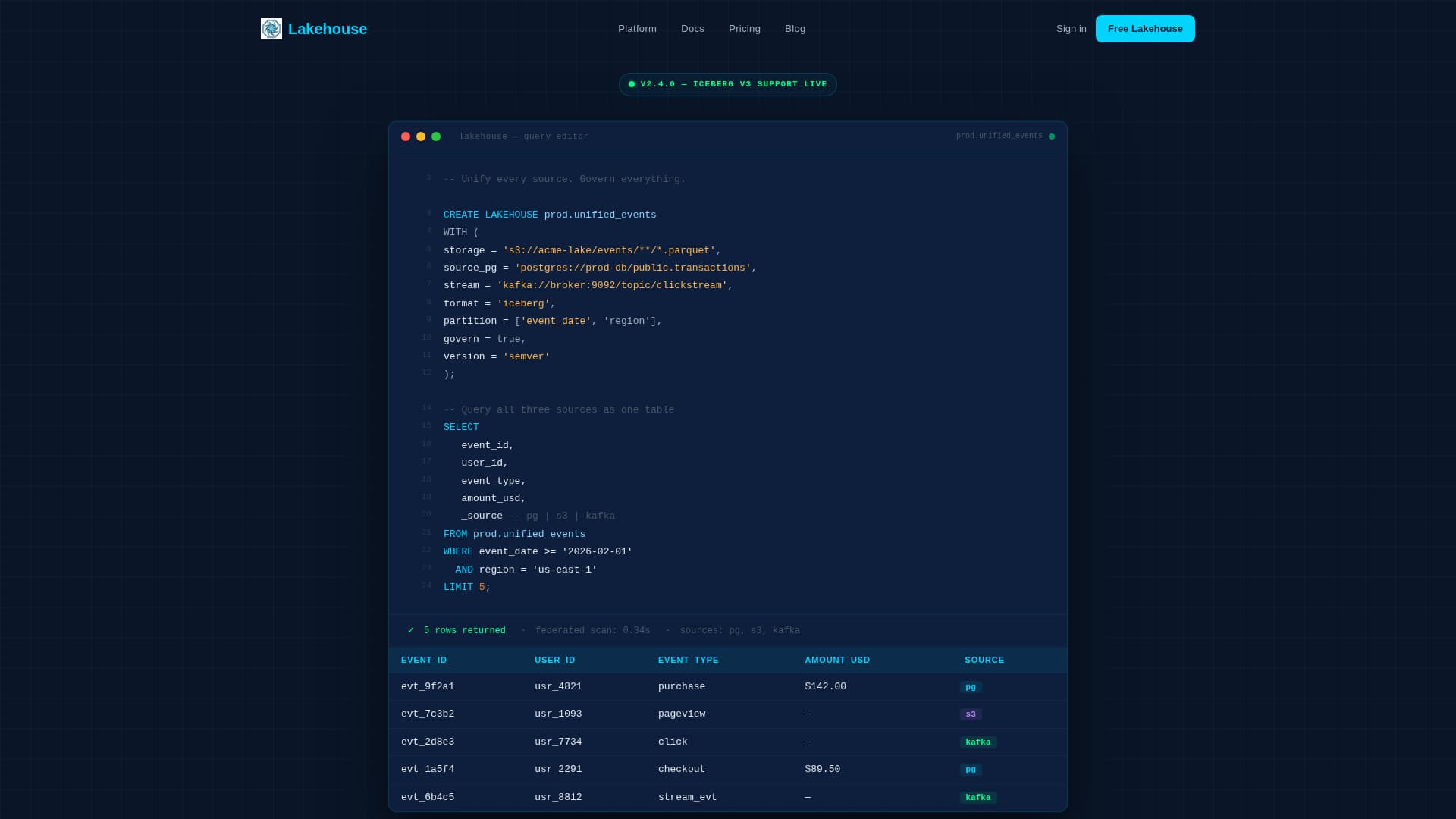 Delta — Modern Warehouse Landing Page Template