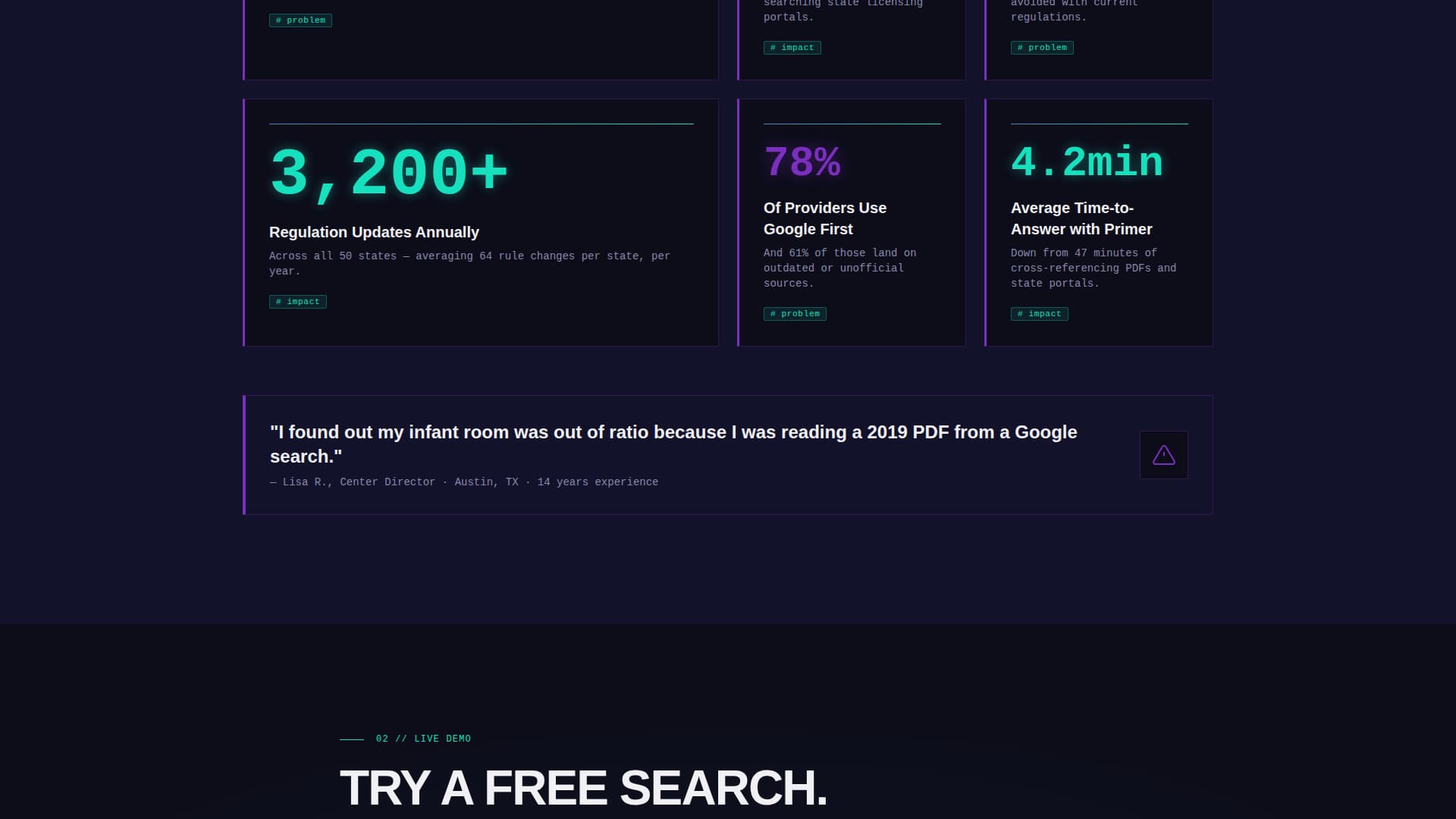 Primer - Powerful Daycare Landing Page Template