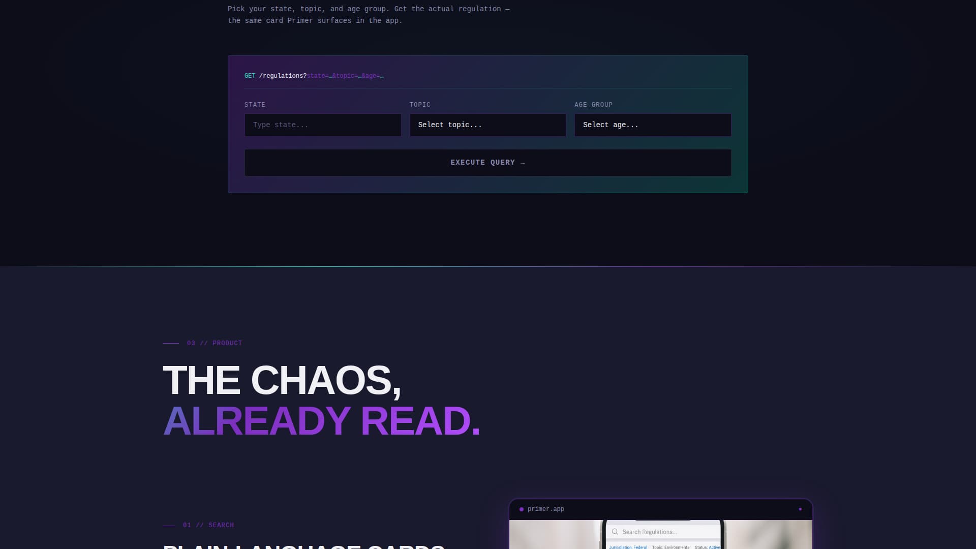 Primer - Powerful Daycare Landing Page Template