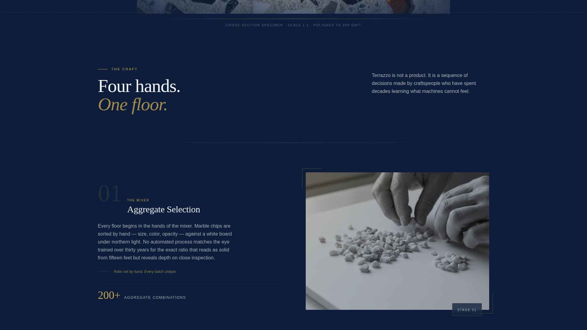 Terrazzo Worker Business Professional Website Template