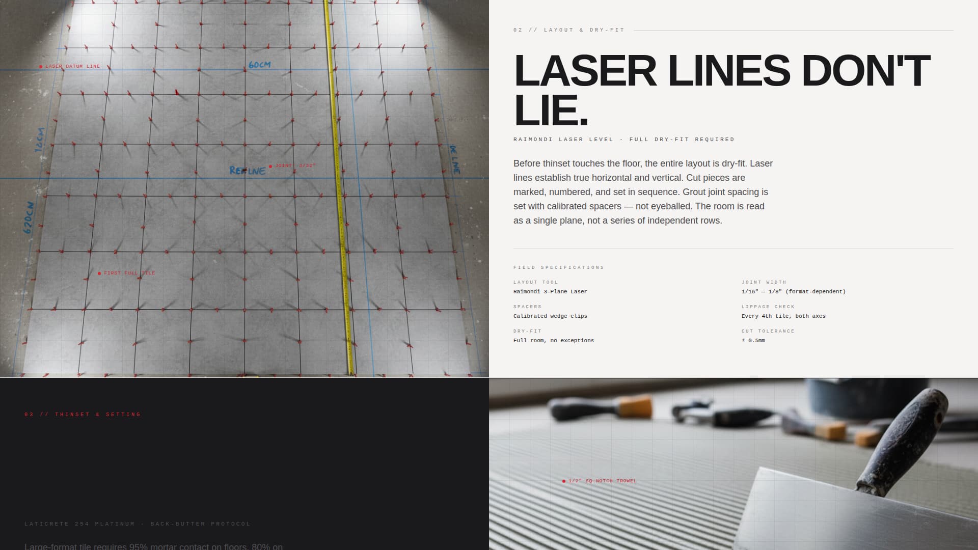 Tile Setter Business Blog Website Template