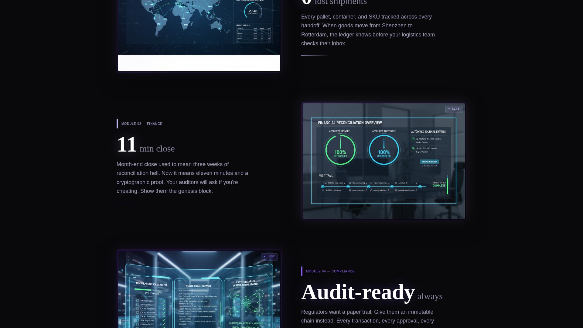 Foundation — Secure ERP Landing Page Template