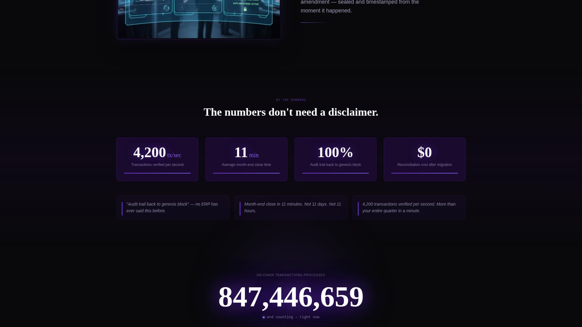 Foundation — Secure ERP Landing Page Template