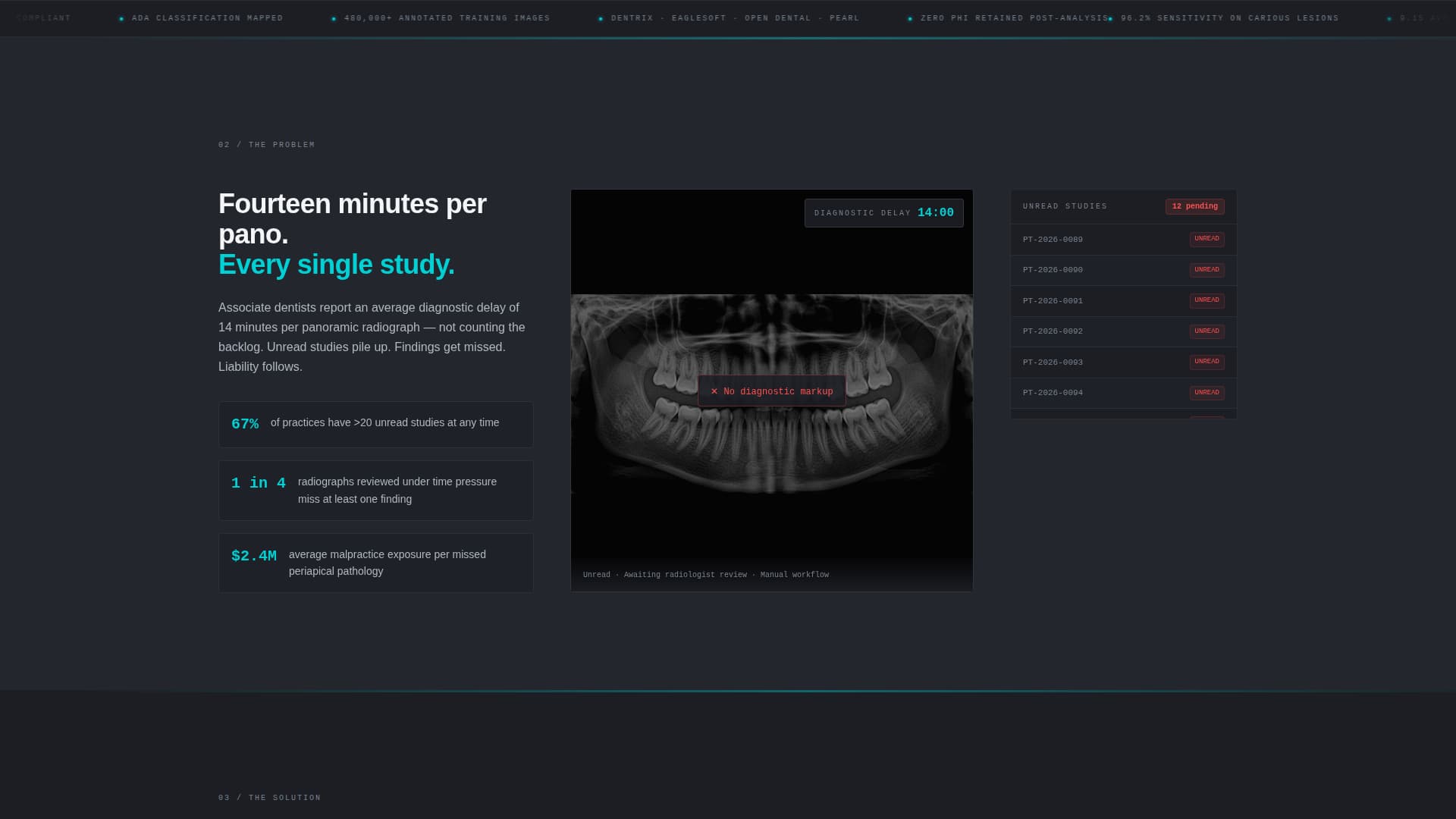 Pulp - Intelligent Dental AI Landing Page Template