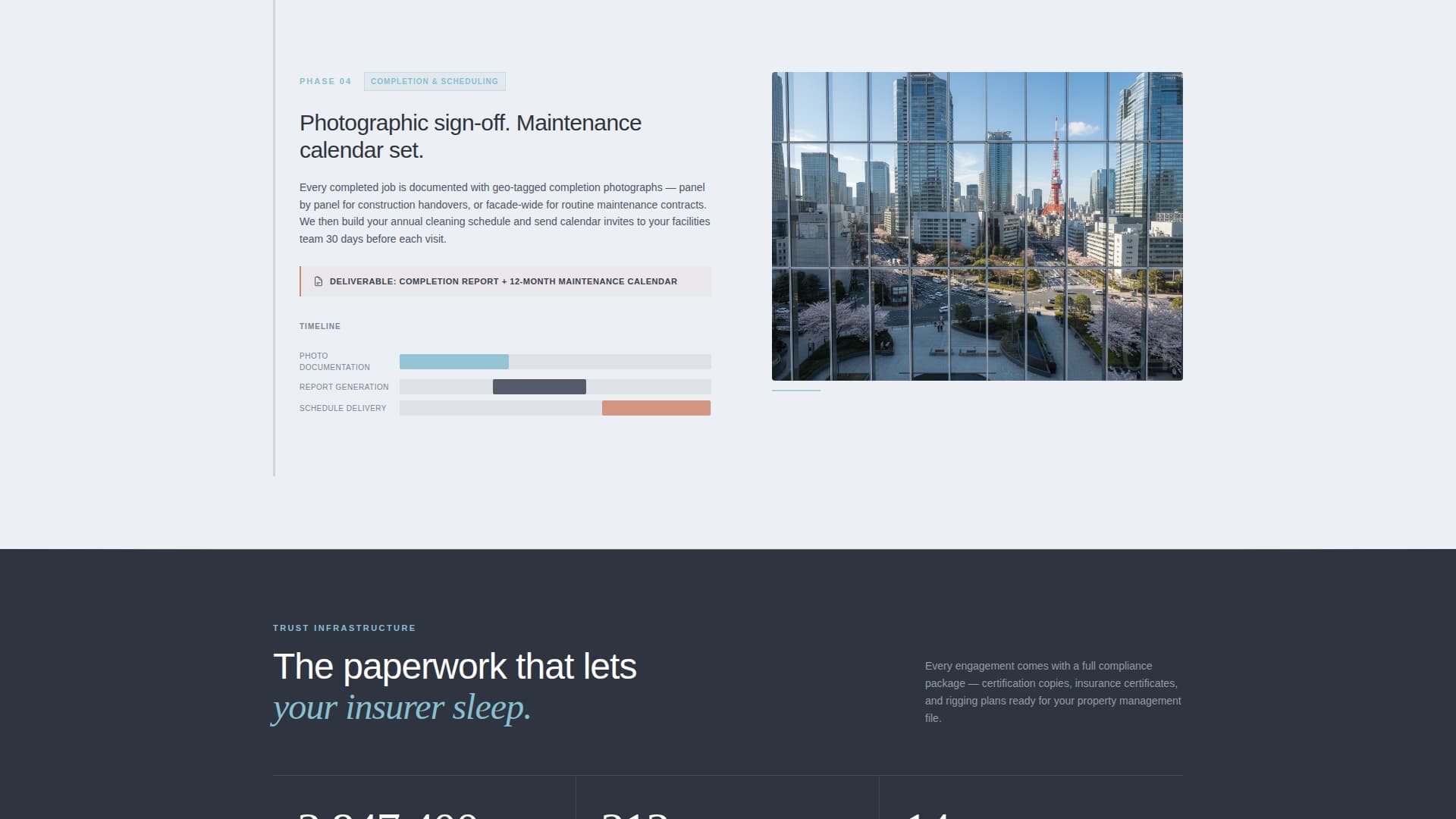 Squeegee - Transparent B2B Landing Page Template