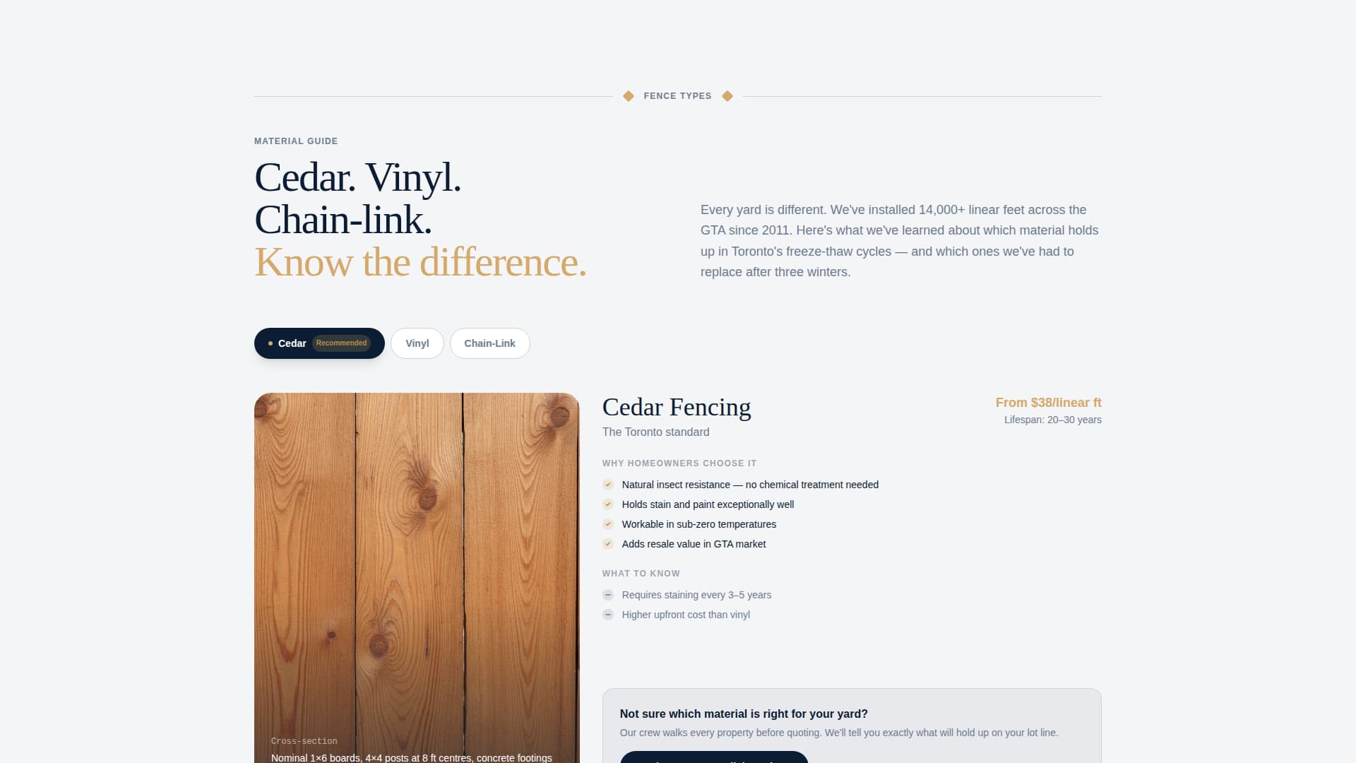 Rail — Certified Fence Installation Landing Page Template