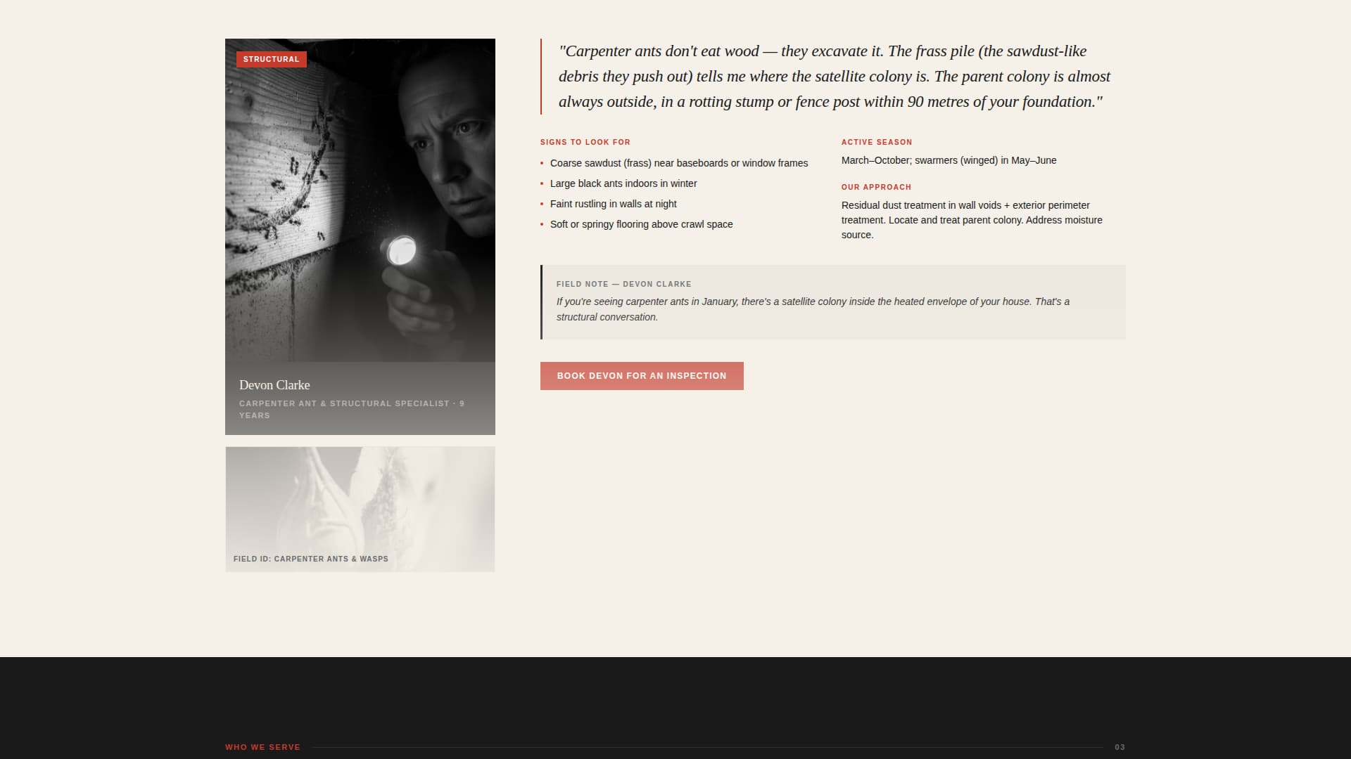 Fortress — Proven Pest Control Landing Page Template