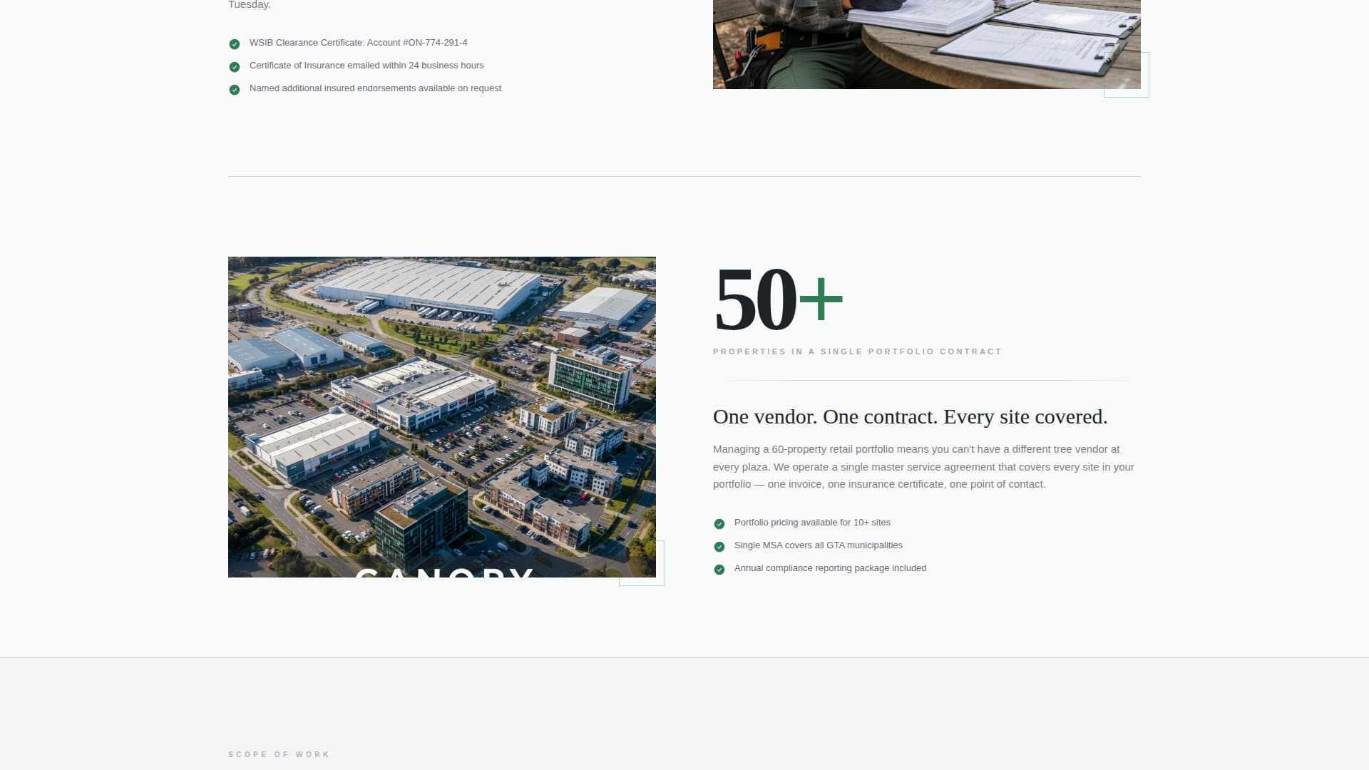 Canopy - Certified Treeservice Landing Page Template