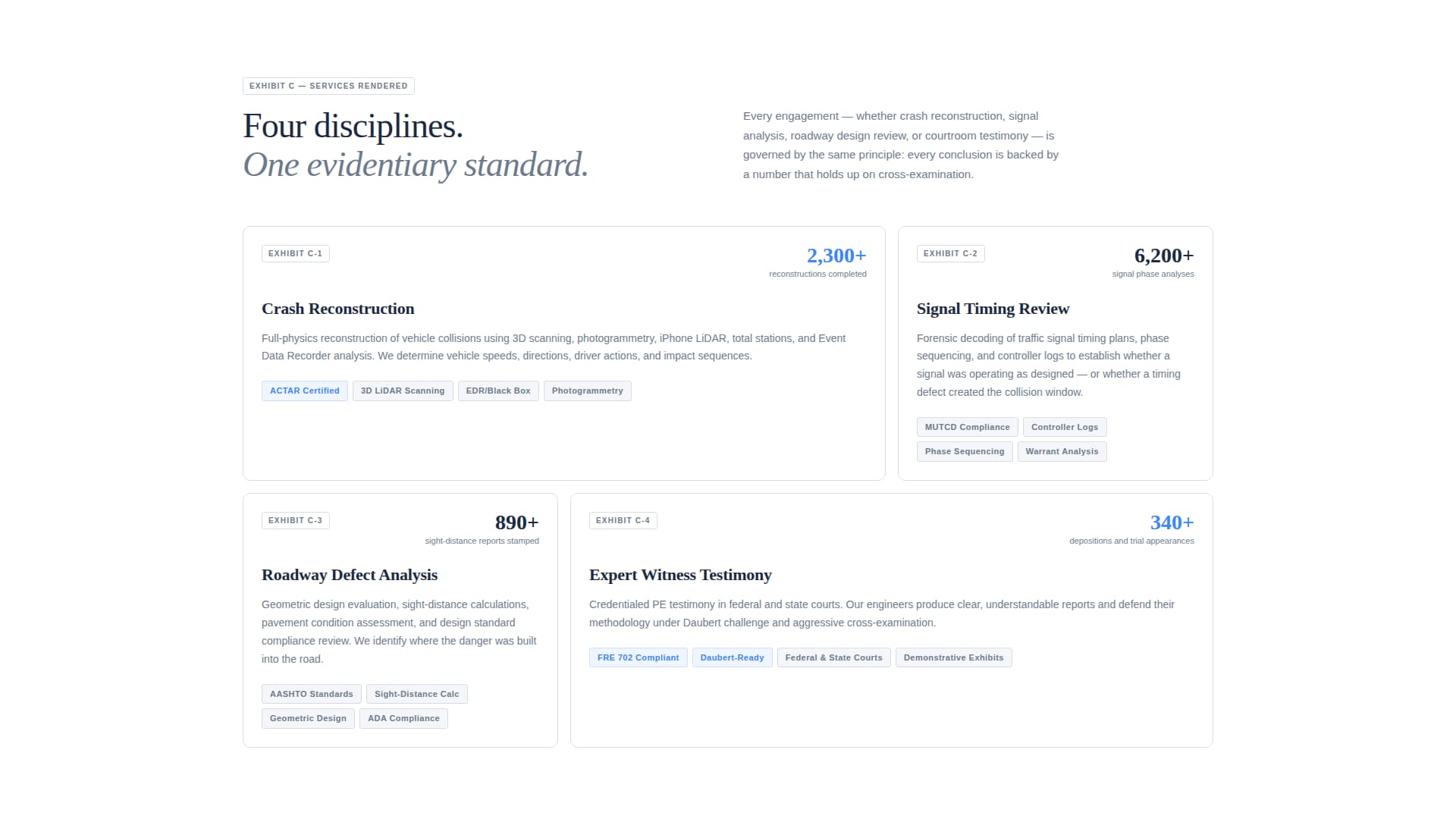 Engineering Consulting Booking Website Template