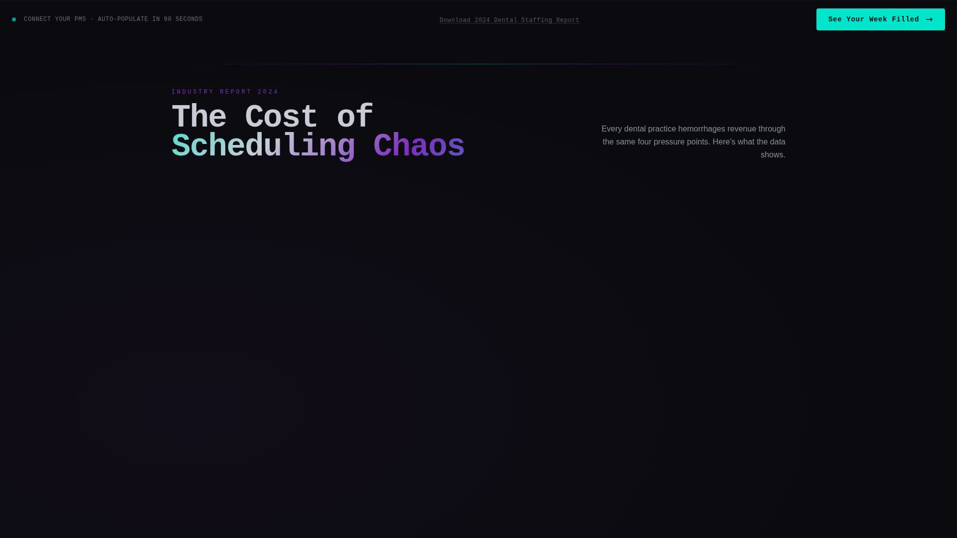 Roster - Powerful Dental Scheduling Landing Page Template