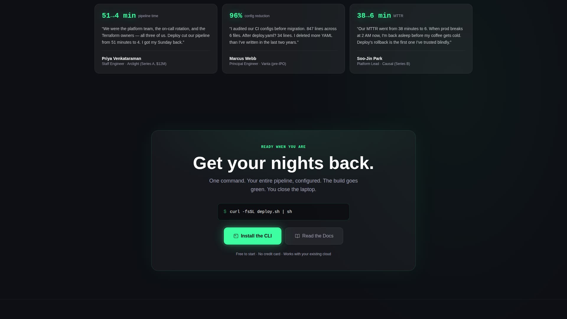 Bridge — DevTools Automation Landing Page Template