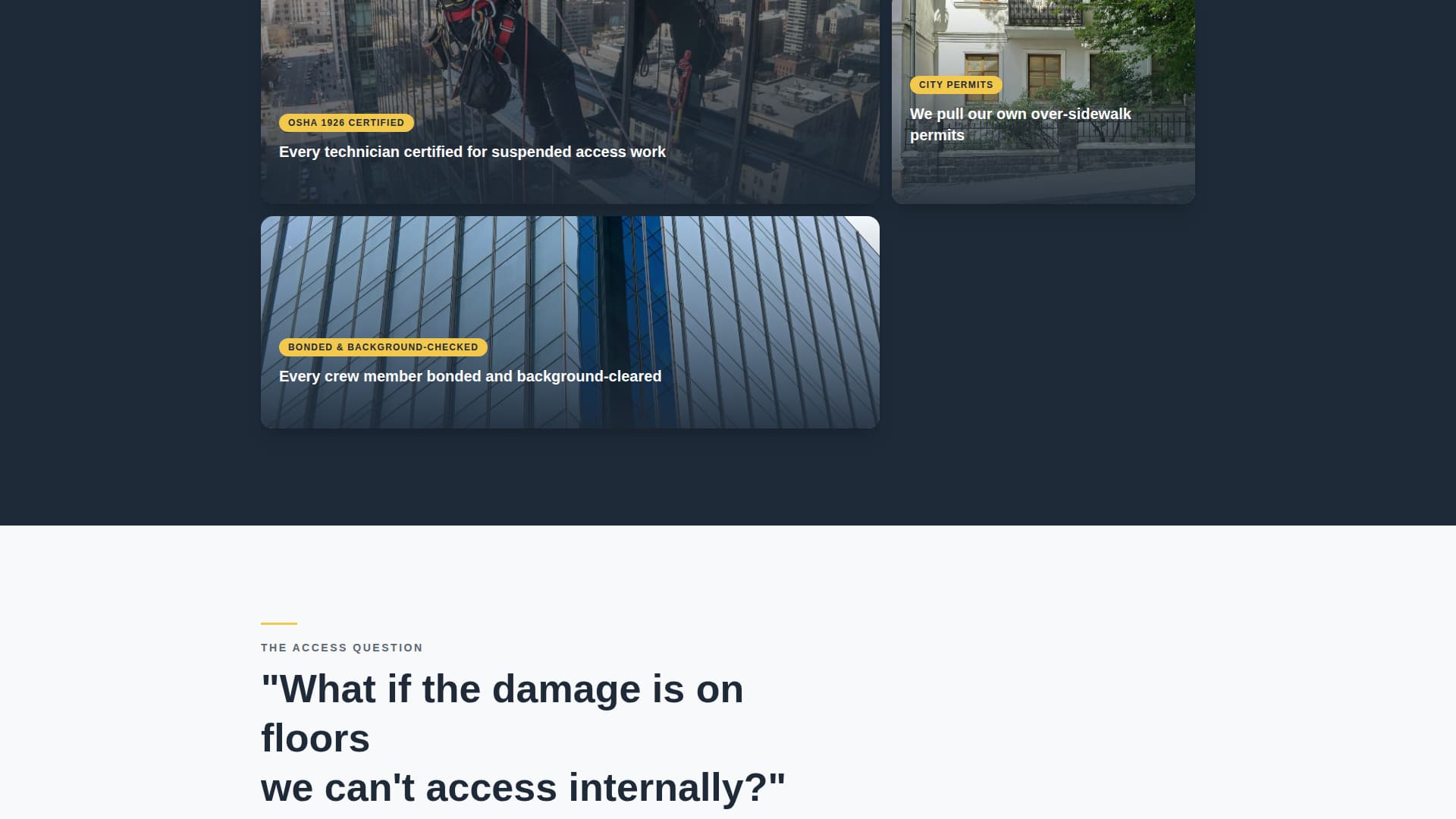 Window Cleaner Marketing Specialist Blog Website Template