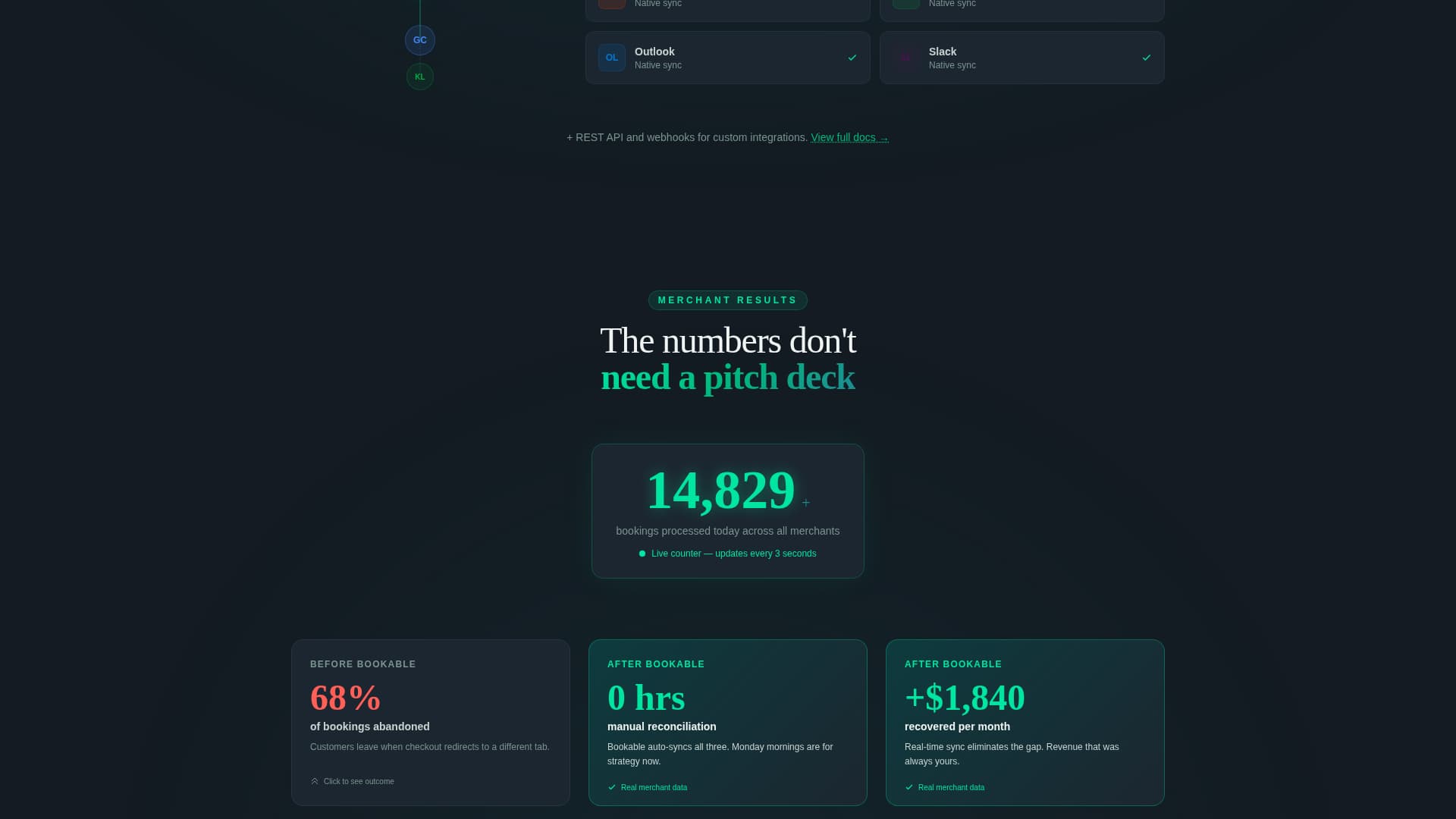 Bookable - Dynamic Ecommerce Landing Page Template