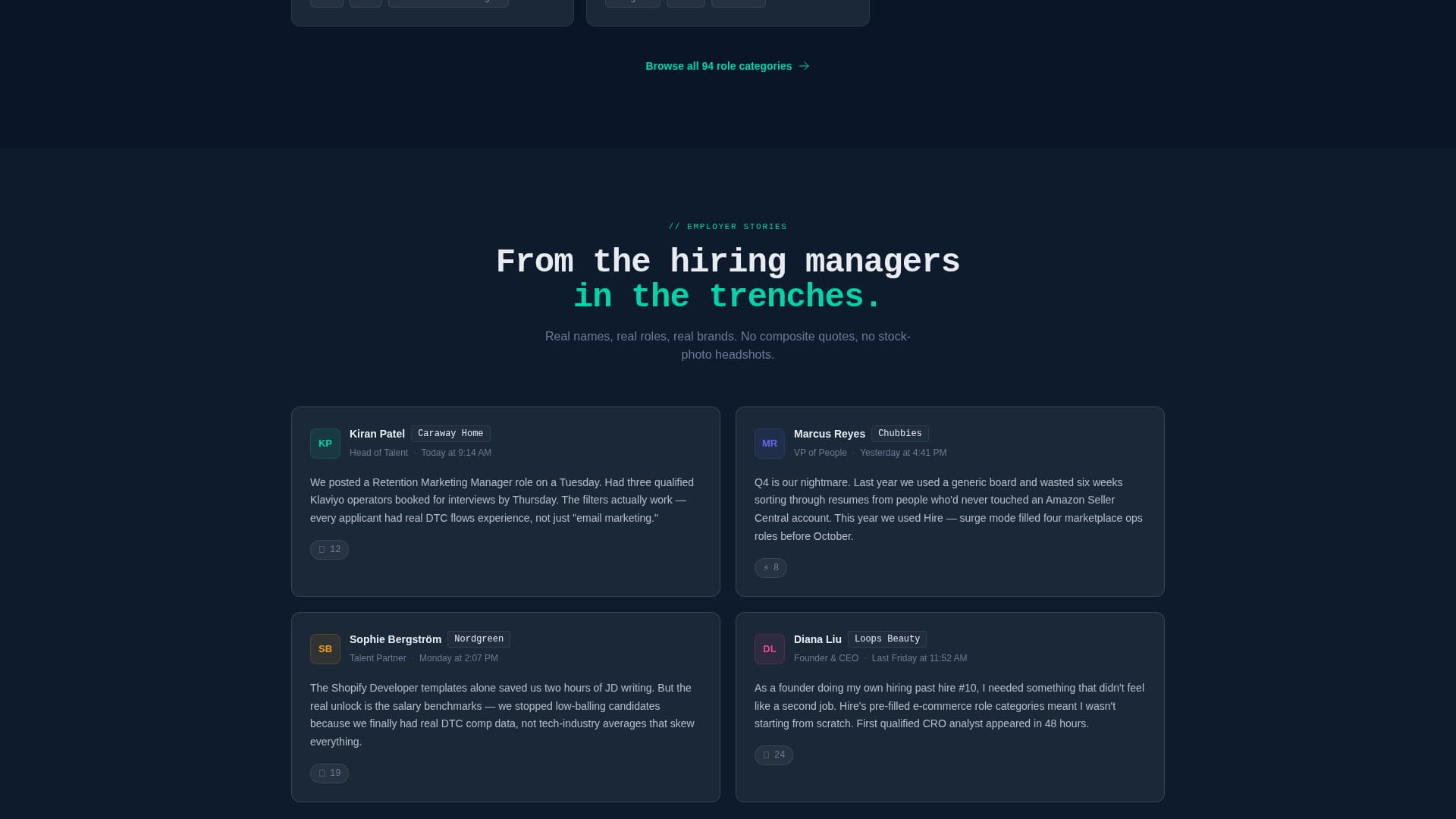 Hire - Powerful Ecommerce Landing Page Template