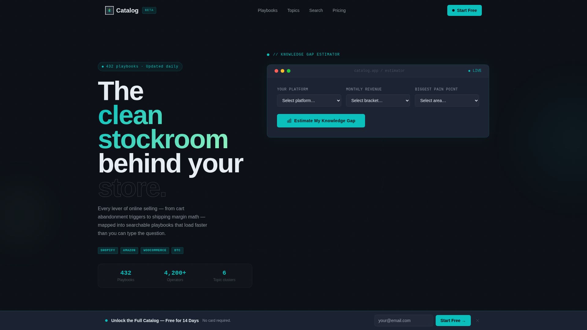 Storefront — Ecommerce Landing Page Template