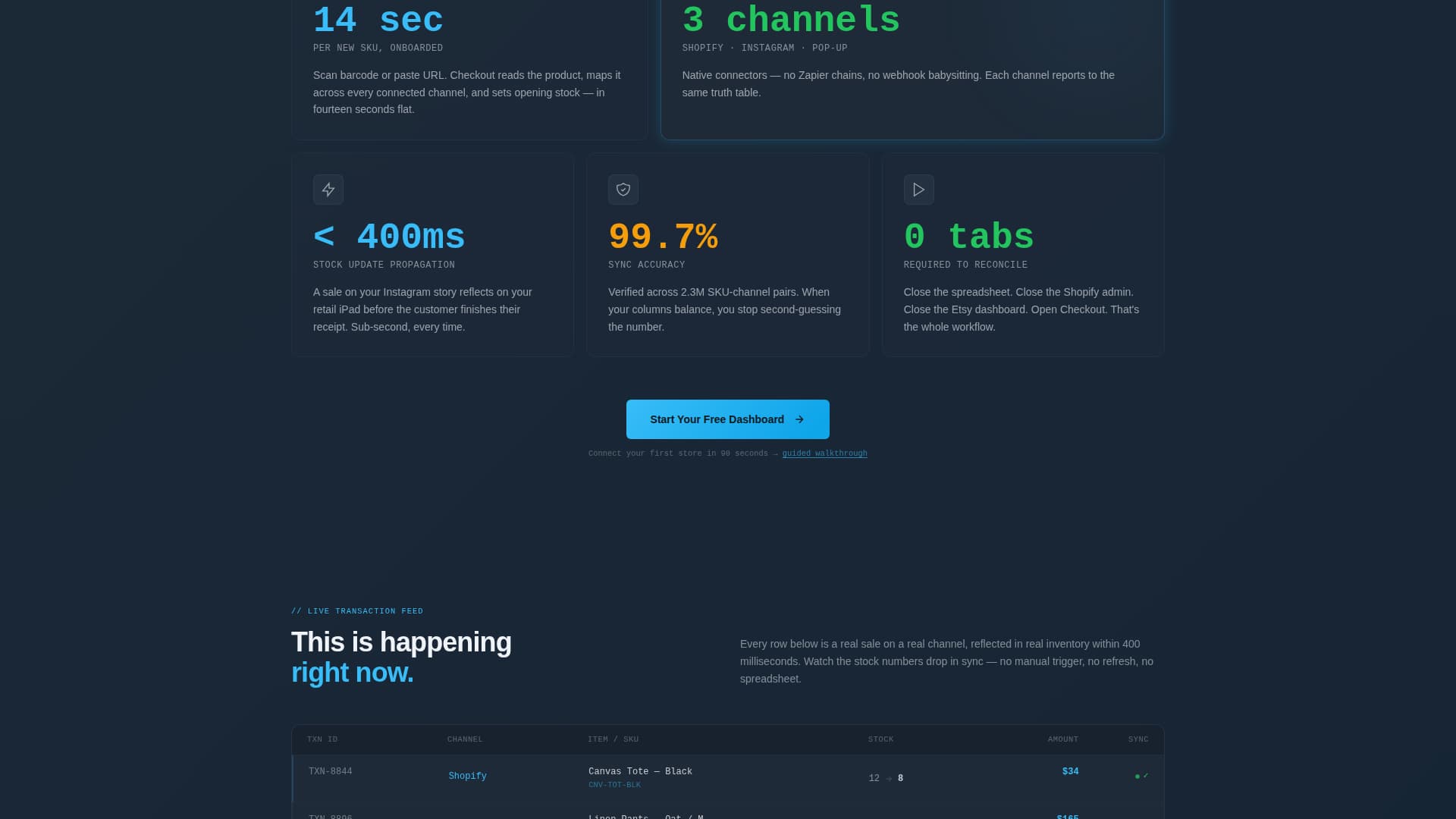 Checkout - Powerful POS Landing Page Template