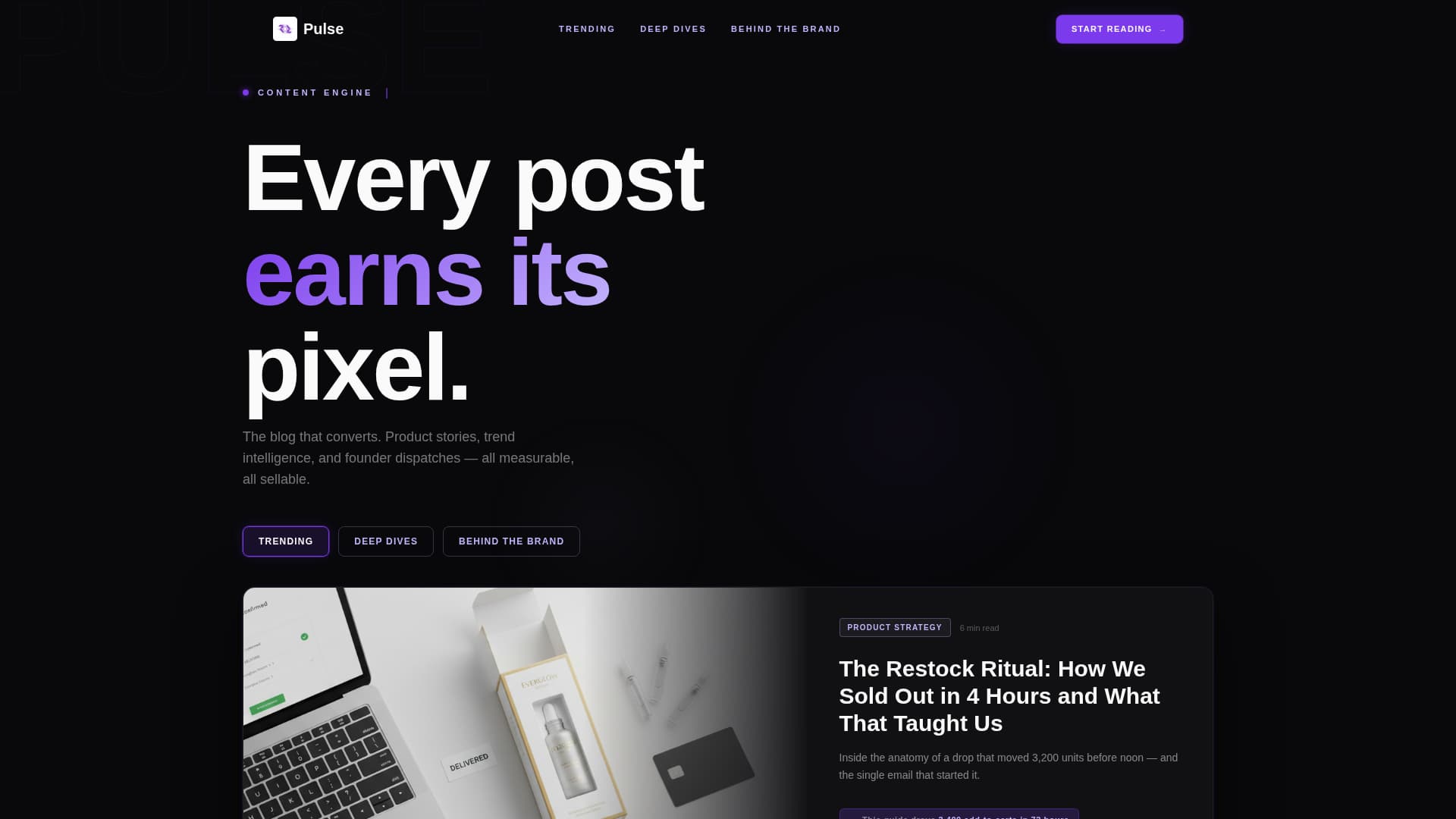 Ecommerce - High-Converting Store Landing Page Template