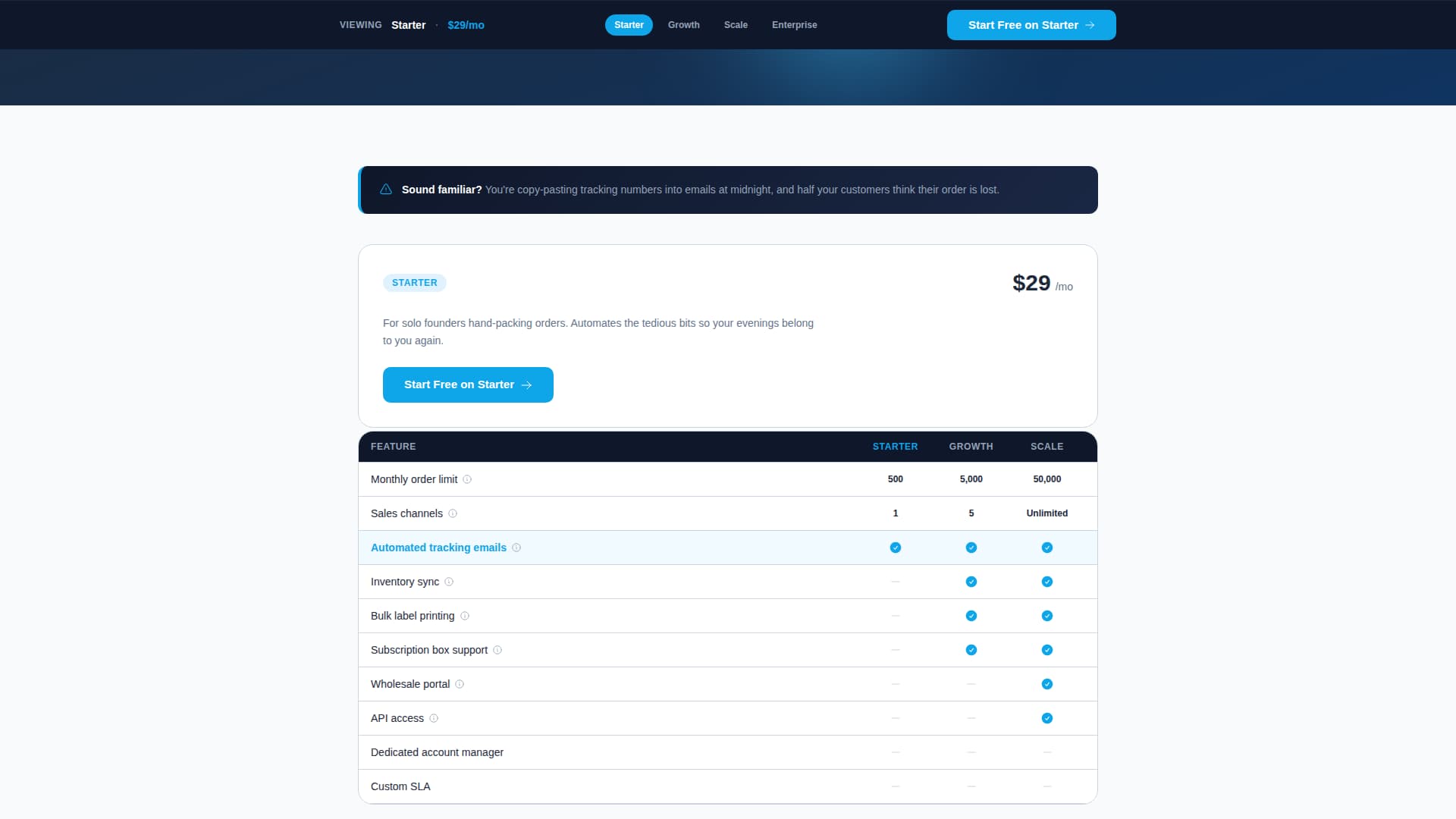 E-Commerce Platform Pricing Tiers & Plan Comparison Website Template