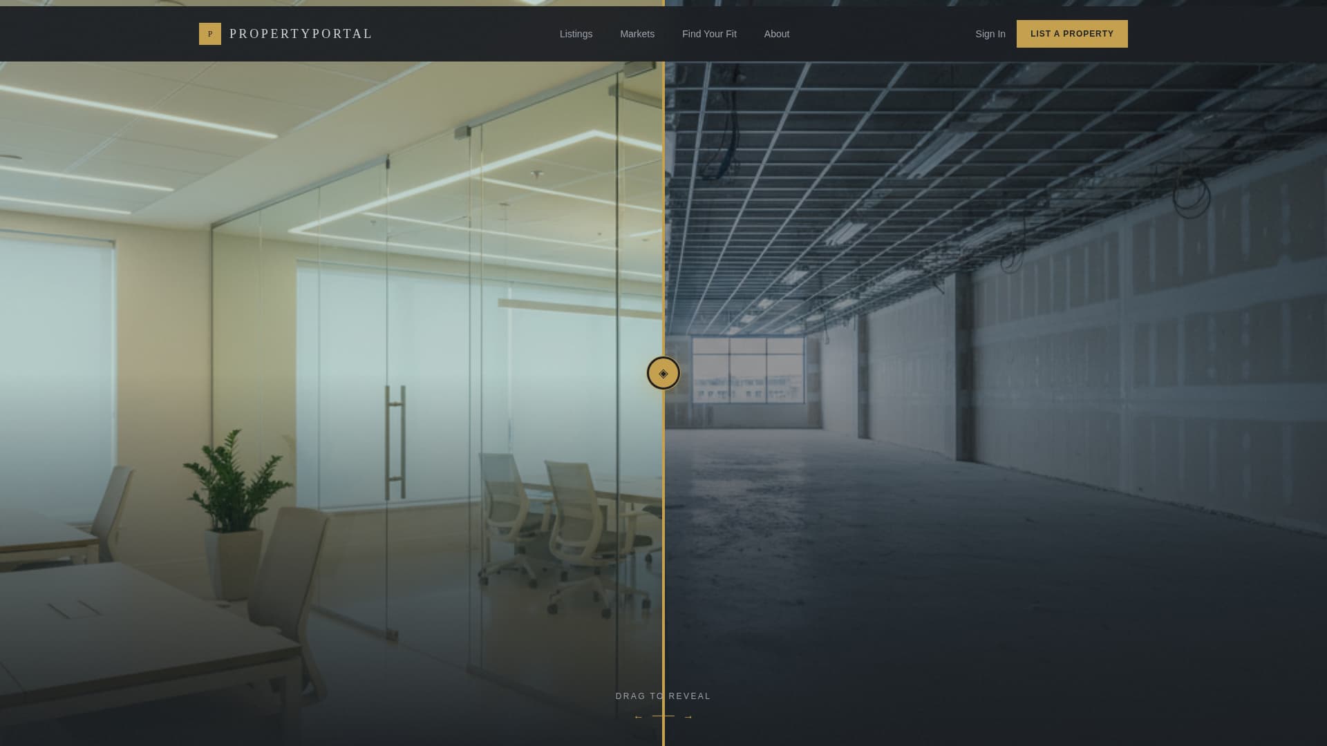 Listify - Executive Commercial Landing Page Template