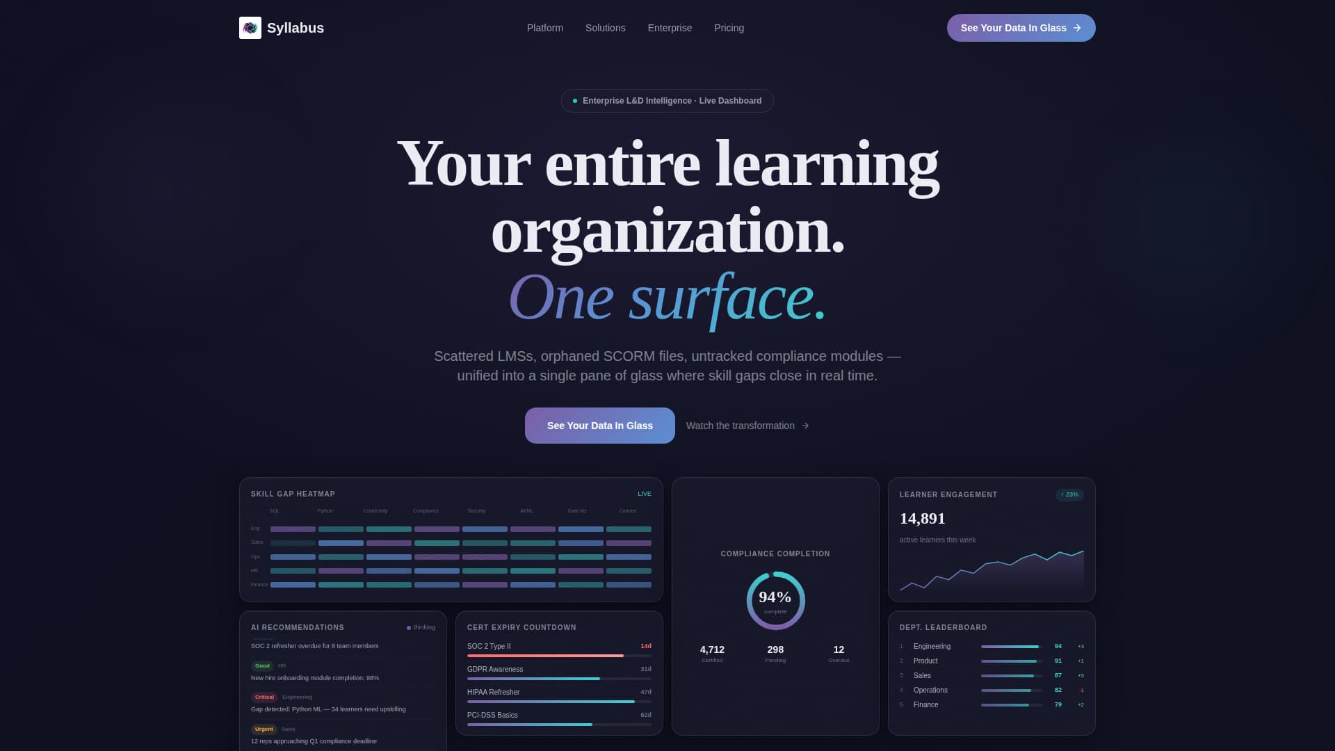 Syllabus - Iridescent Edtech Landing Page Template