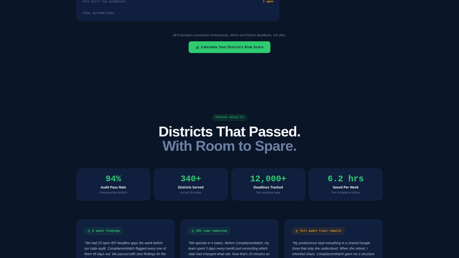 Verify — Audit Compliance Landing Page Template