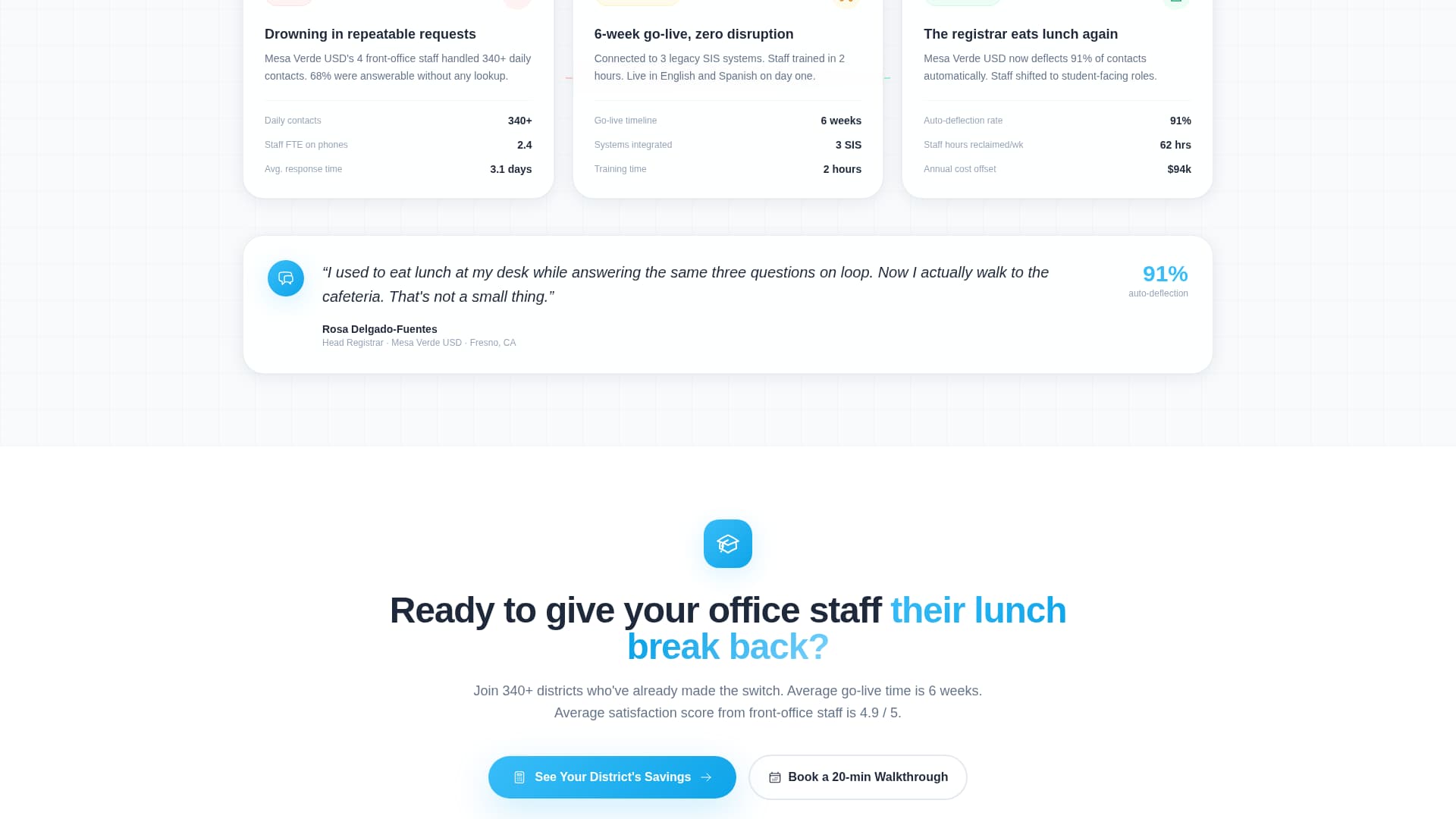 Homeroom - Intelligent Education Landing Page Template