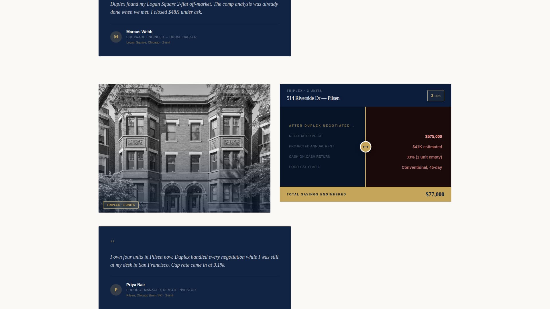 Duplex - Commanding Multifamily Landing Page Template