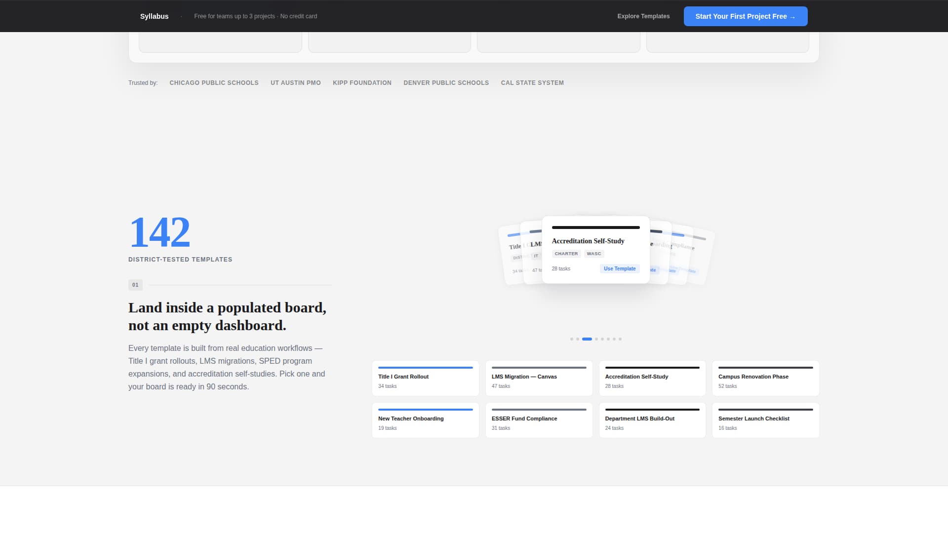 Syllabus - Powerful Educationmanagement Landing Page Template