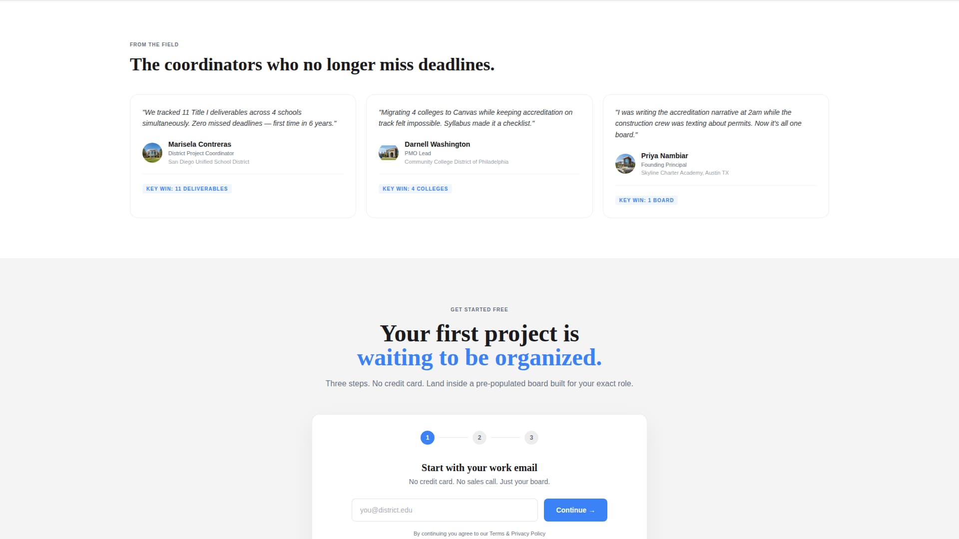 Syllabus - Powerful Educationmanagement Landing Page Template