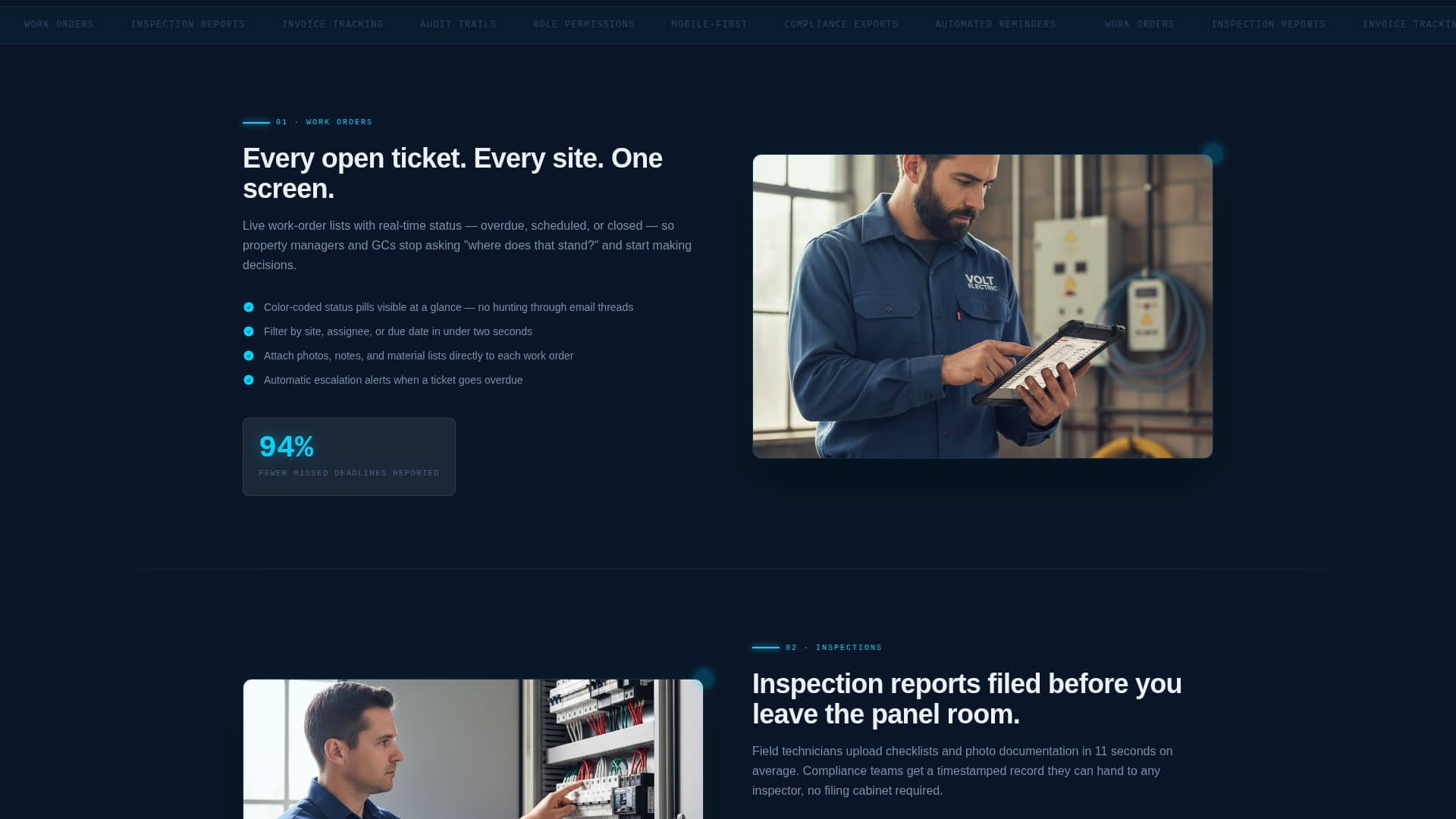 Circuit - Powerful Electrical Portal Landing Page Template