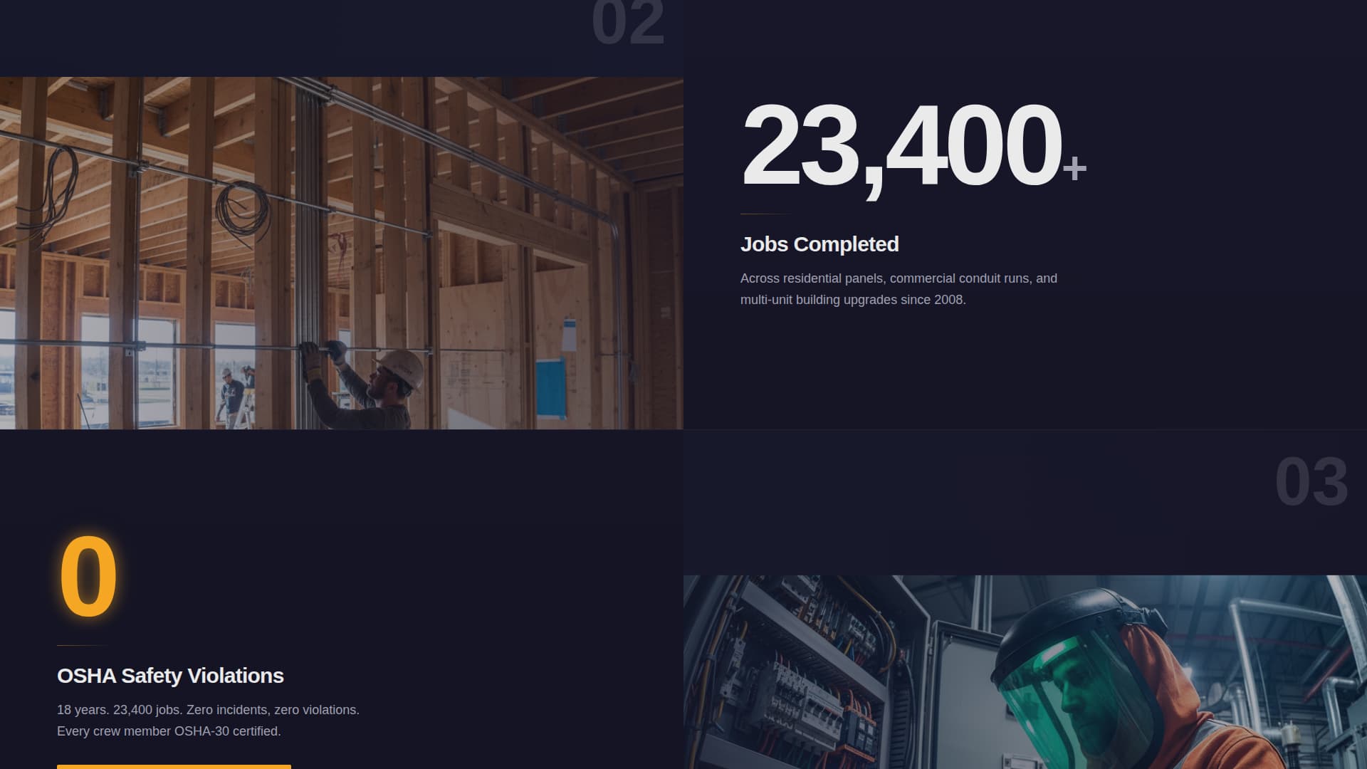 Volt - Highvoltage Electrical Landing Page Template