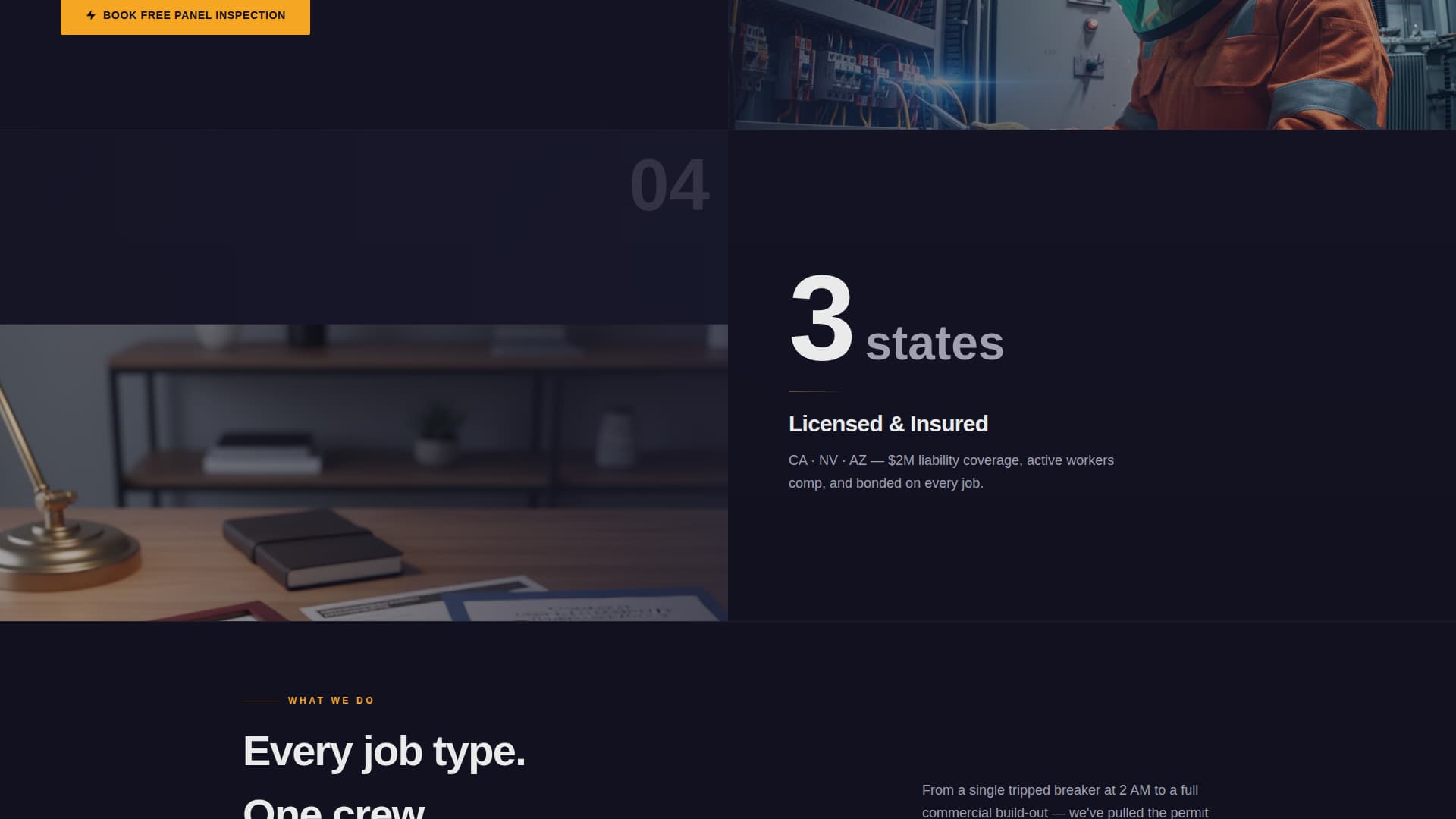 Volt - Highvoltage Electrical Landing Page Template