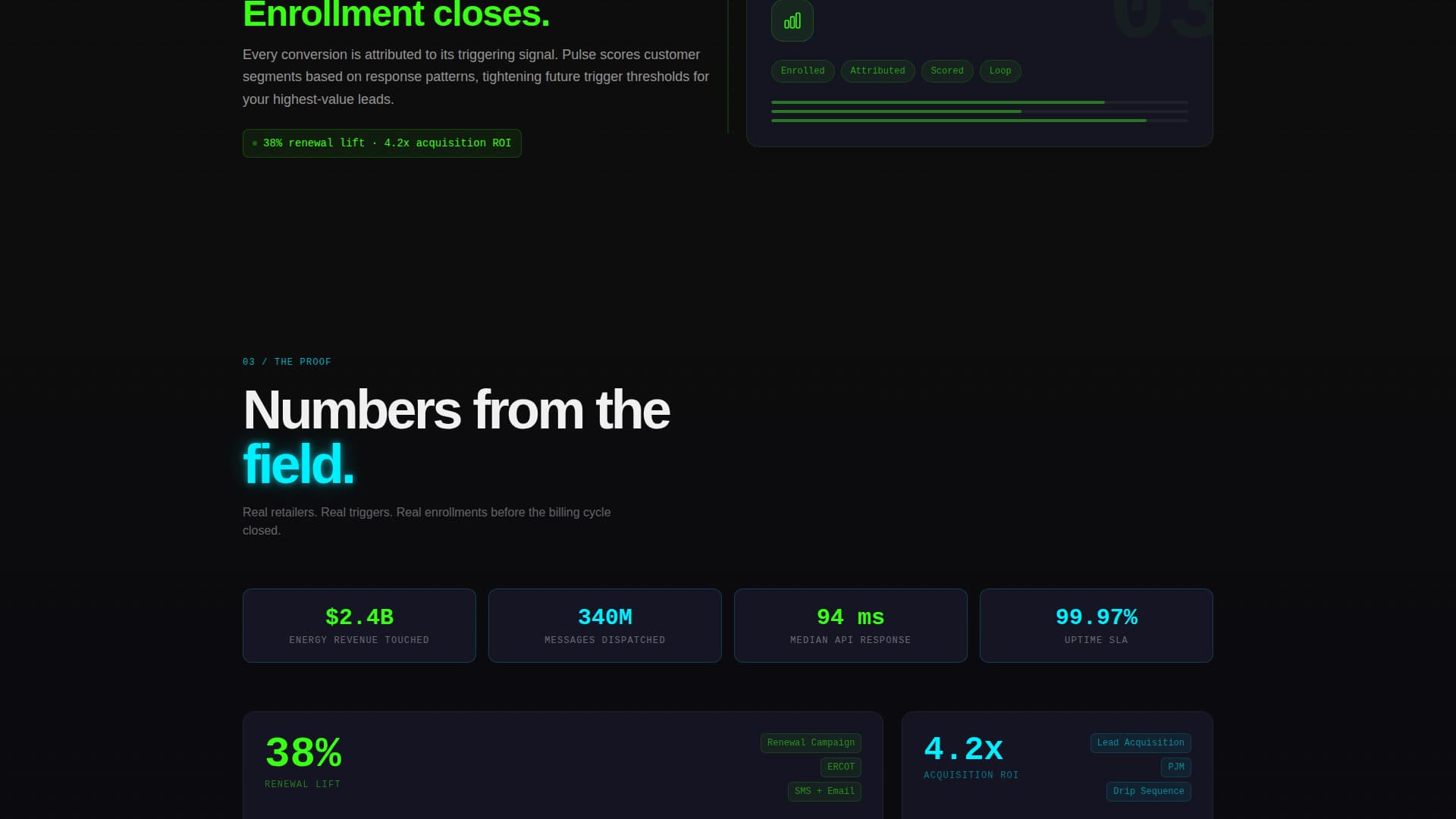 Pulse - Autonomous Energy Landing Page Template