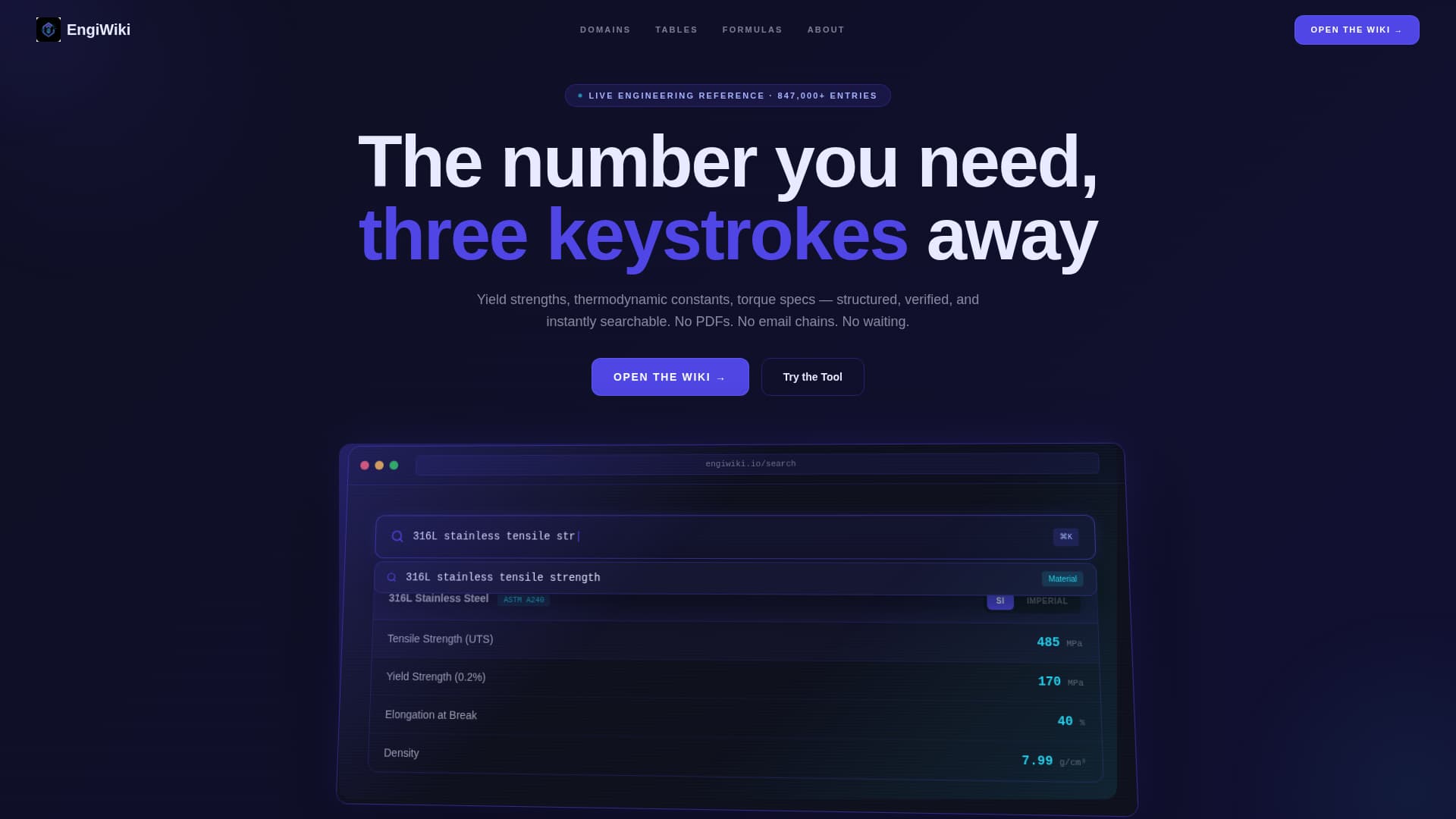 Engiwiki - Precision Engineering Landing Page Template