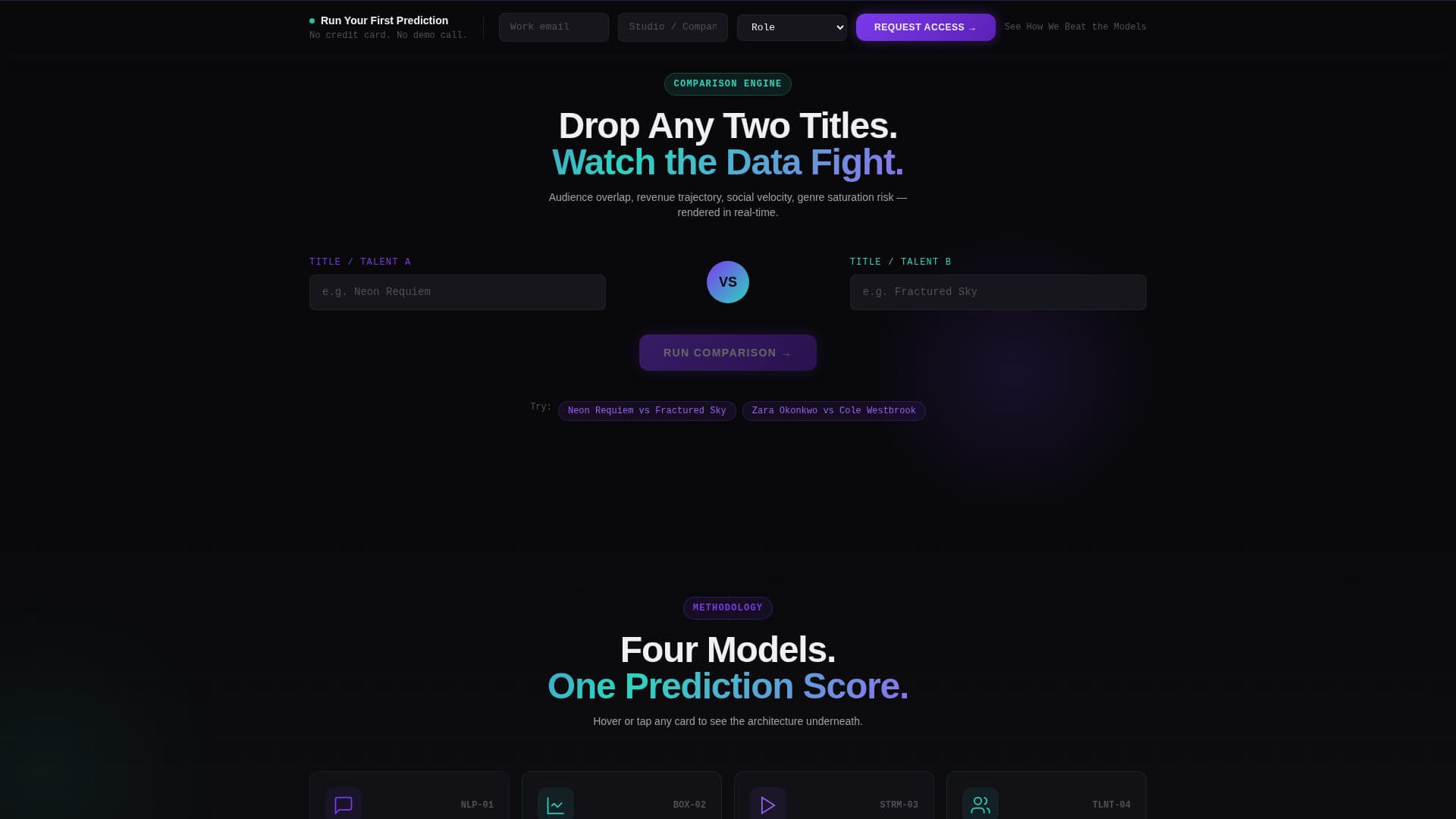 Pulse - Predictive Entertainment Landing Page Template