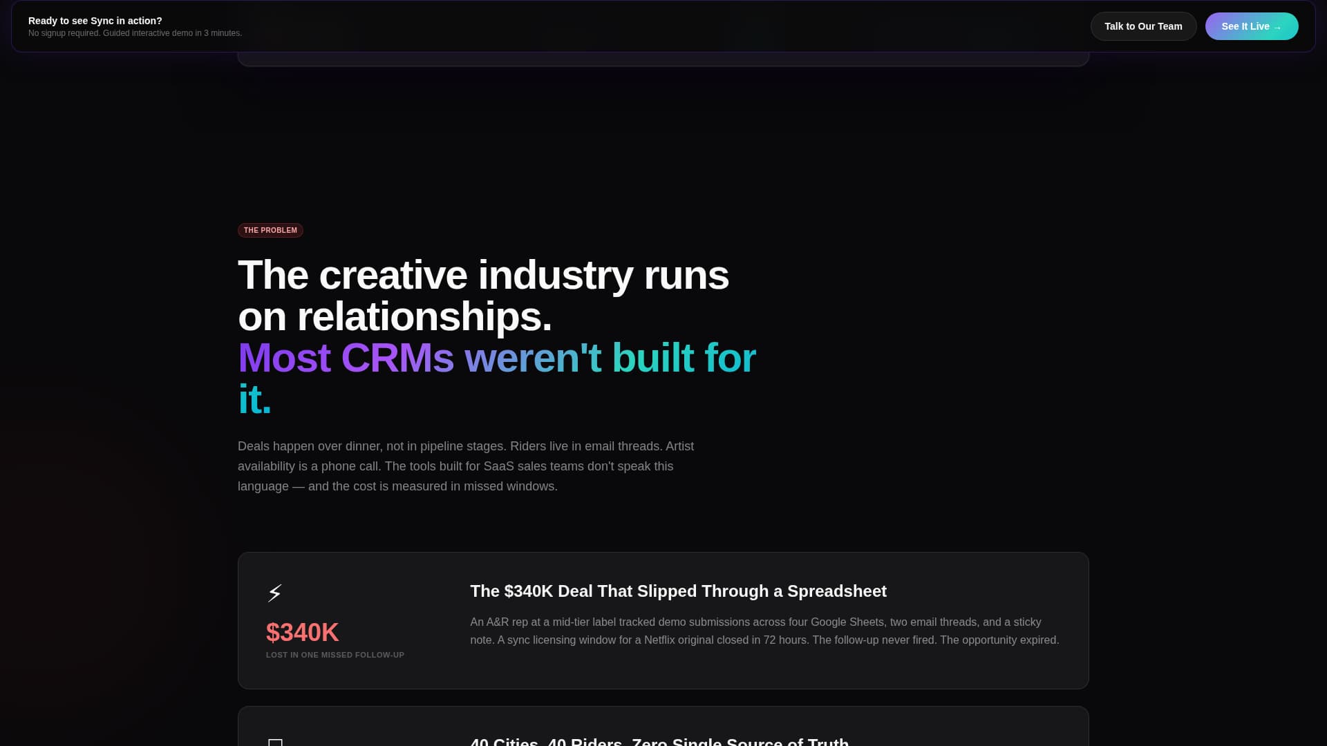 Stage — Talent Booking Landing Page Template