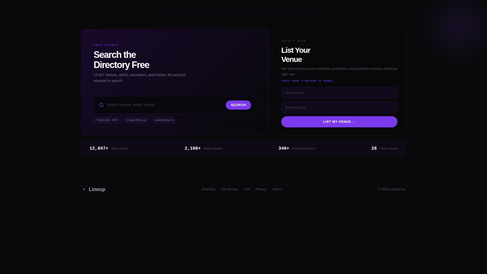 Entertainment Digital Presence Reviews Website Template