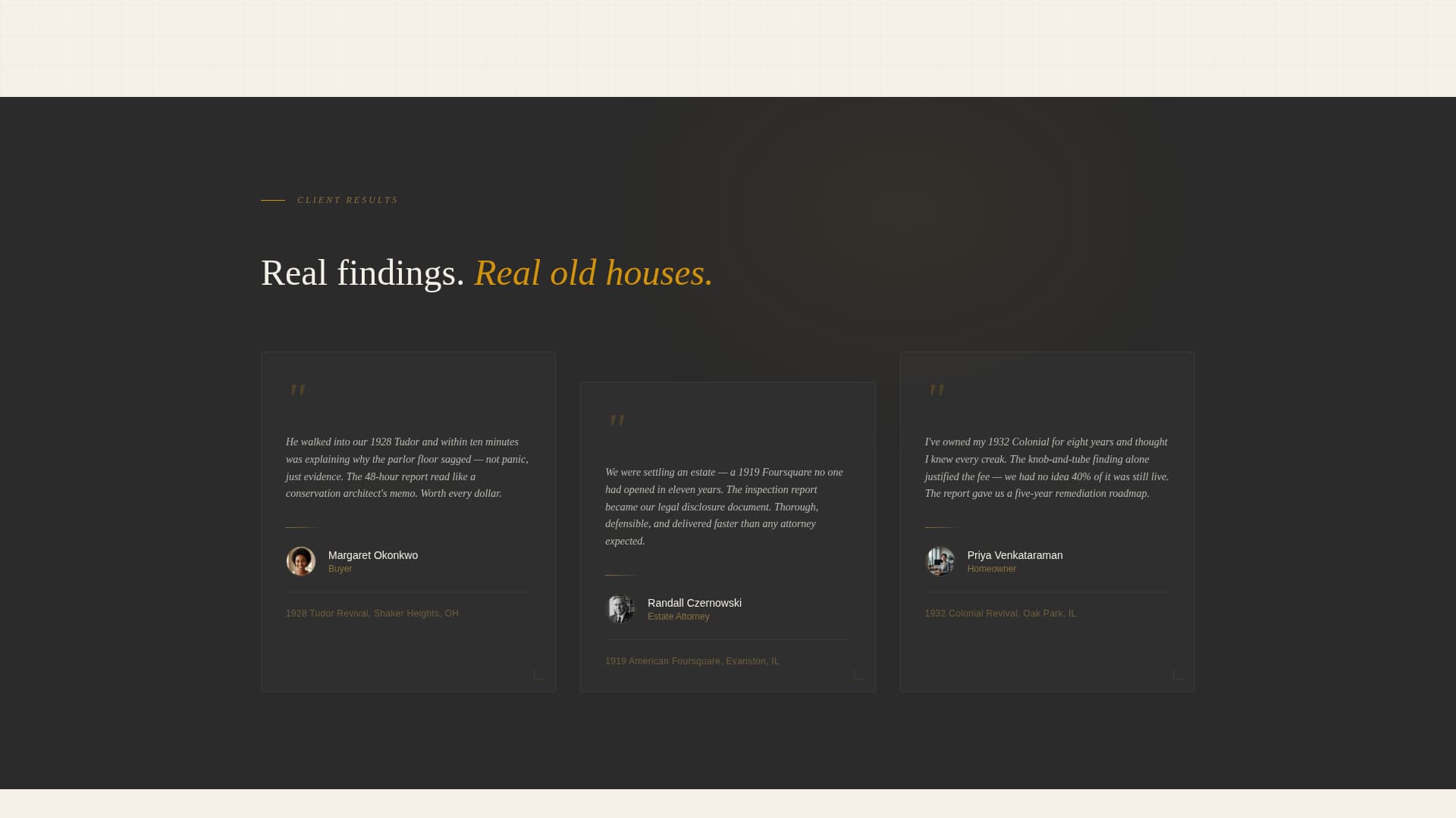 Joists - Authoritative Historichome Landing Page Template