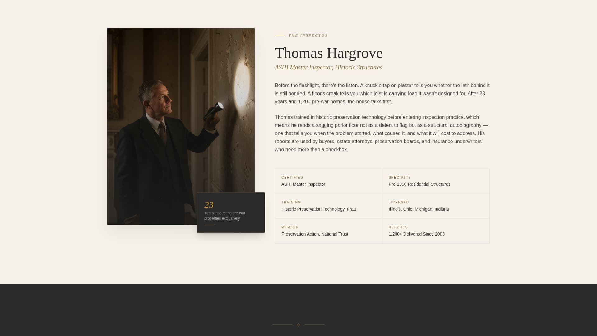 Joists - Authoritative Historichome Landing Page Template