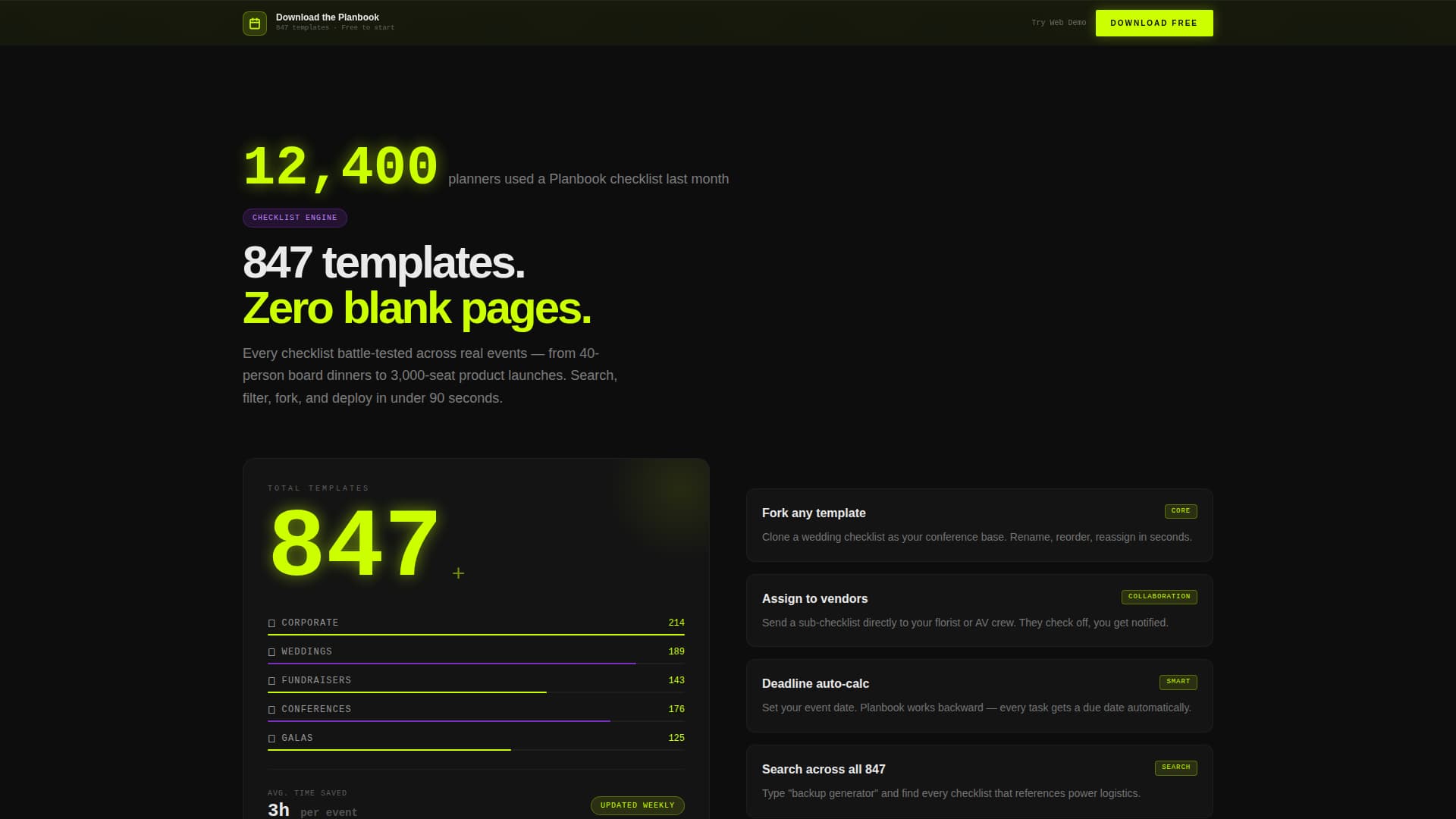Event Planning Digital Presence Complete Professional Website Template