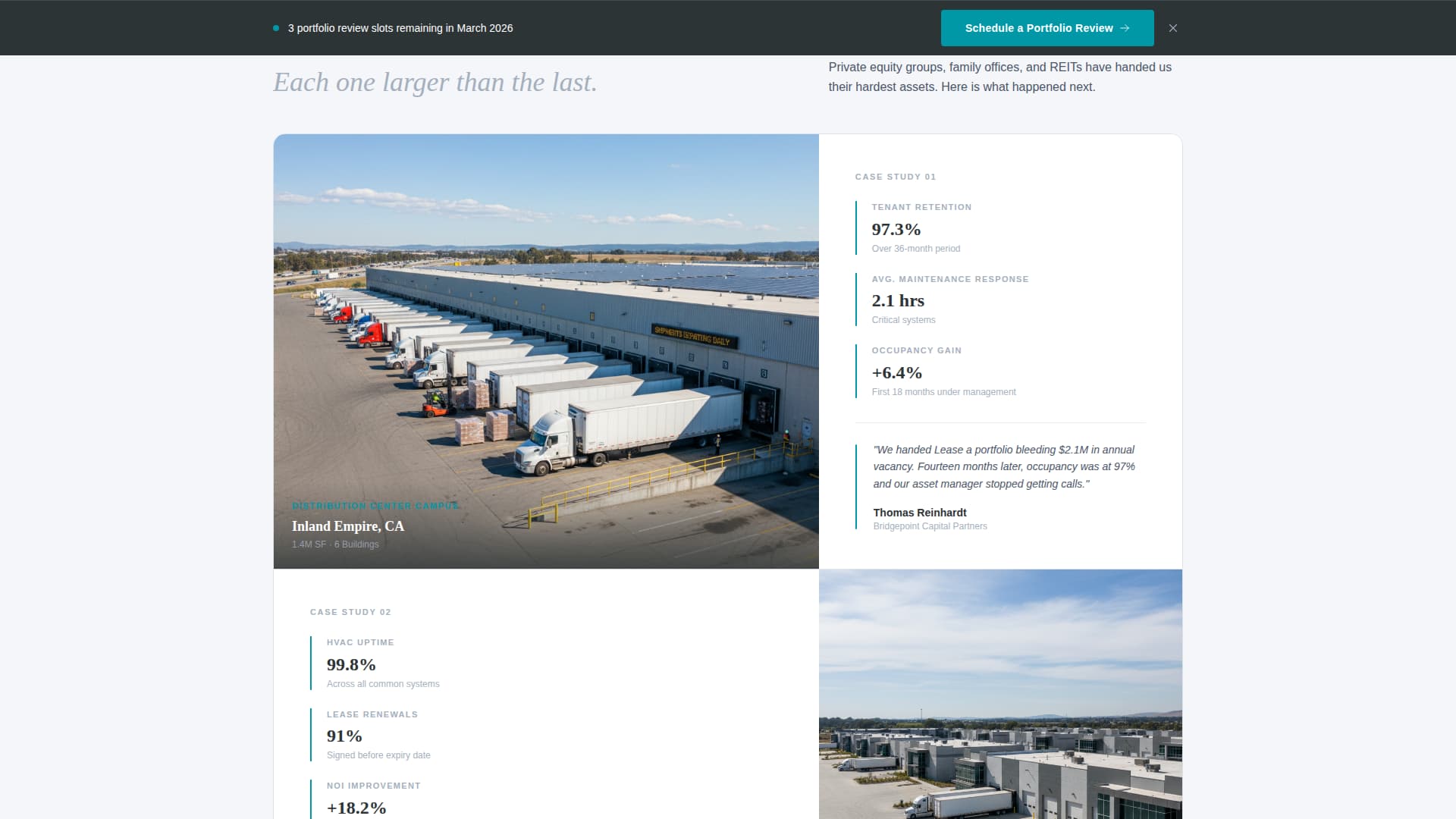 Lease - Powerful Industrialproperty Landing Page Template