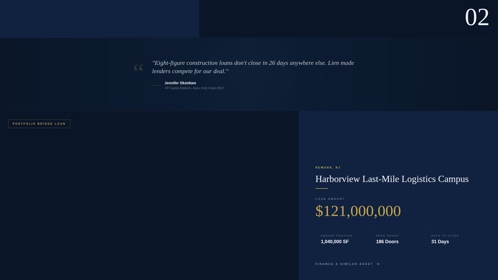 Lien - Powerful Industrial Landing Page Template
