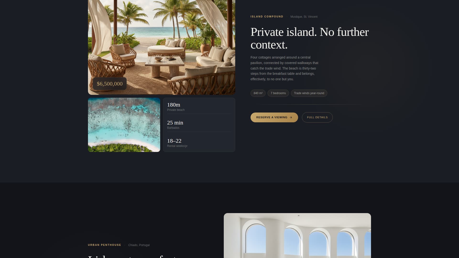 Latitude - Immersive Property Landing Page Template