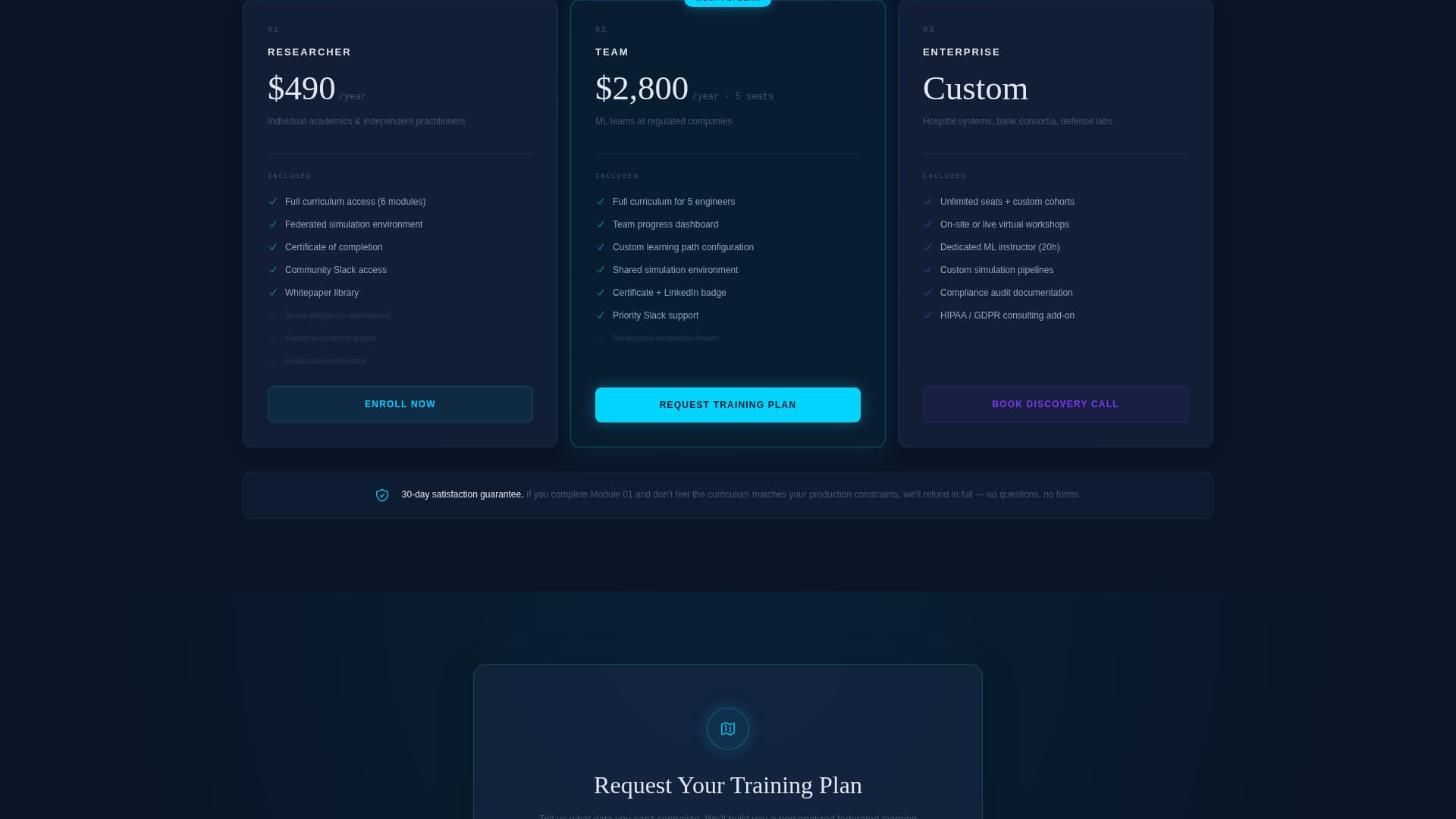 Federate - Powerful Certification Landing Page Template