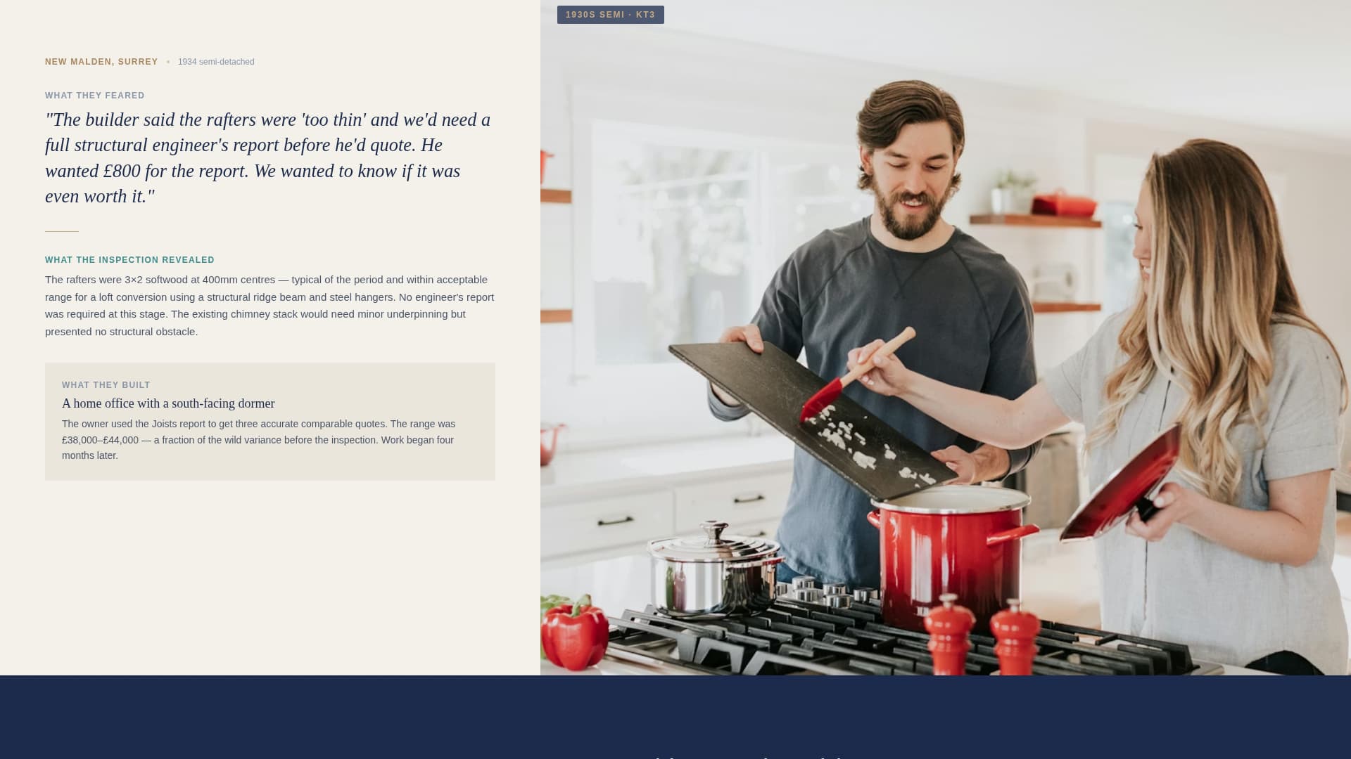 Joists - Trusted Loftconversion Landing Page Template