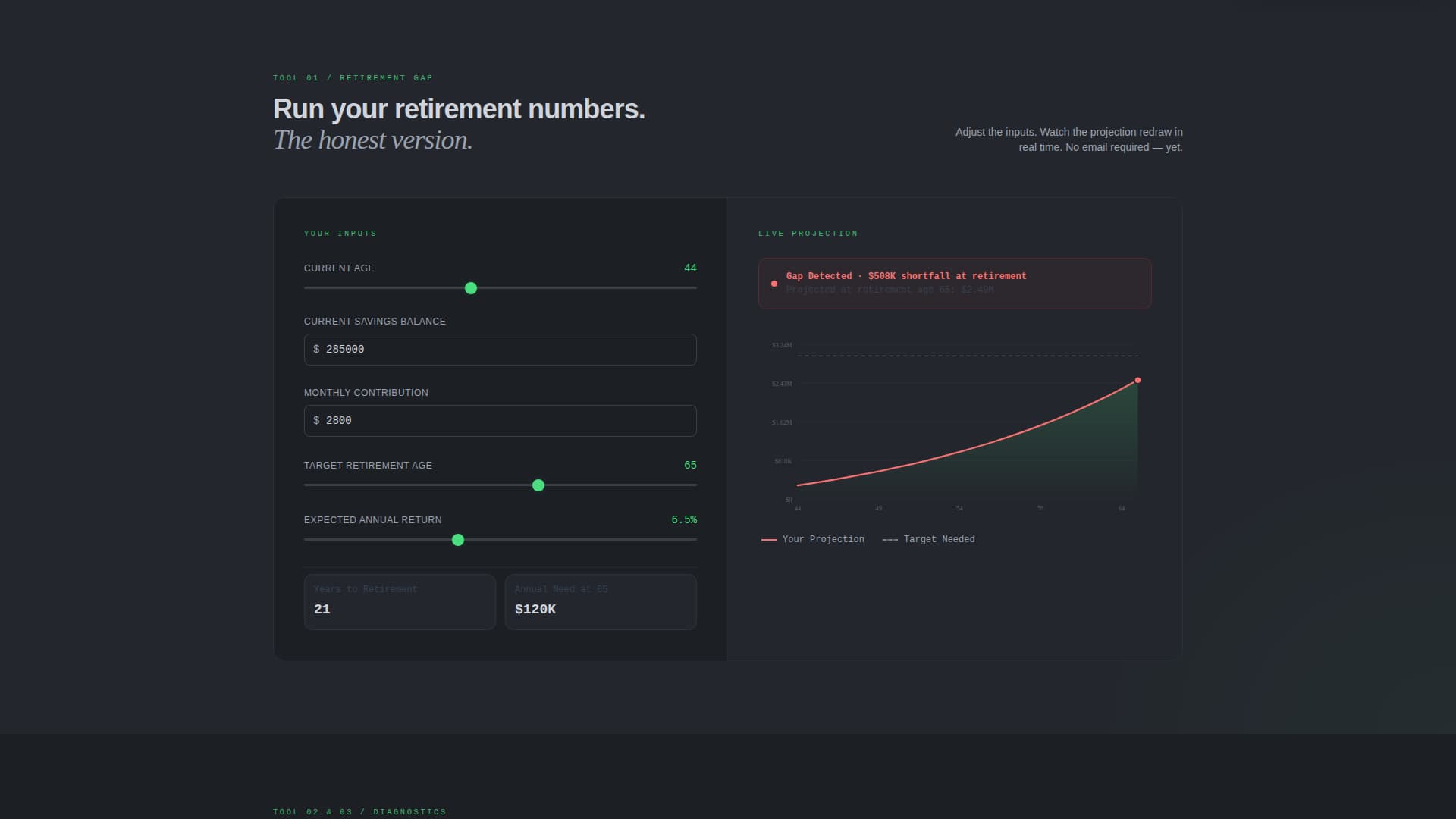 Fee-Only Financial Advisor Website Template with Retirement Tools