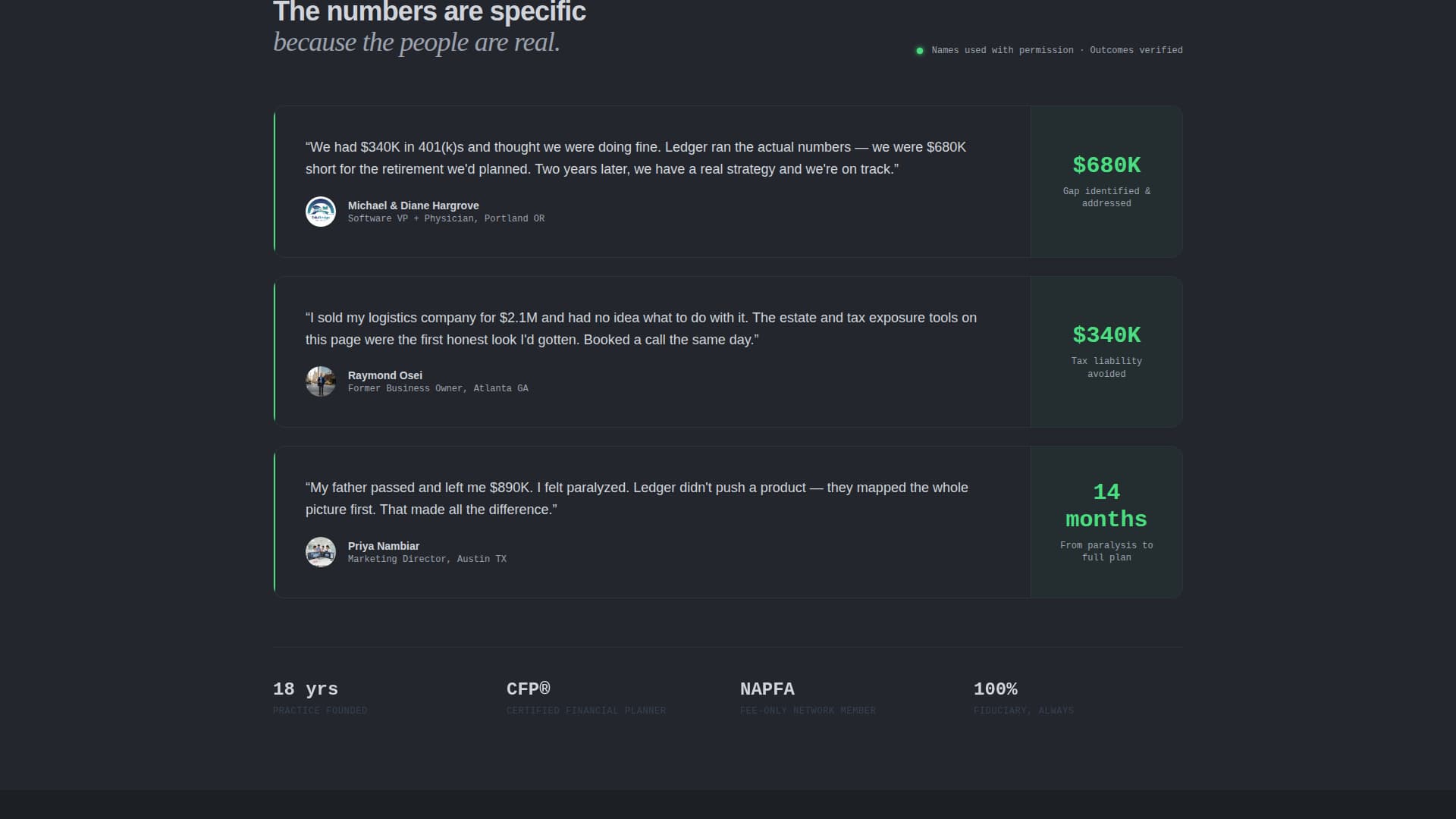 Fee-Only Financial Advisor Website Template with Retirement Tools