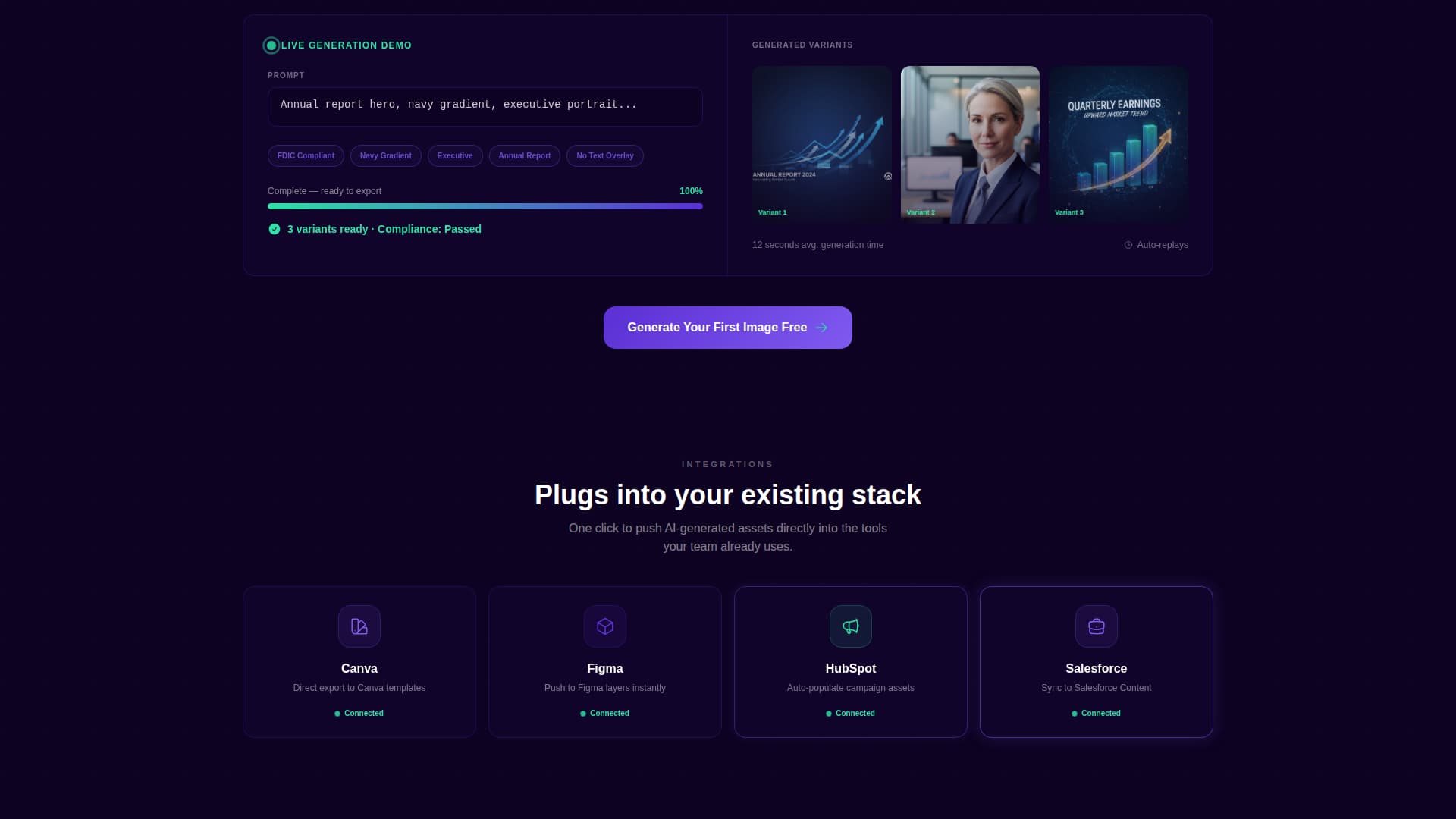 Mint - Powerful Fintech Landing Page Template