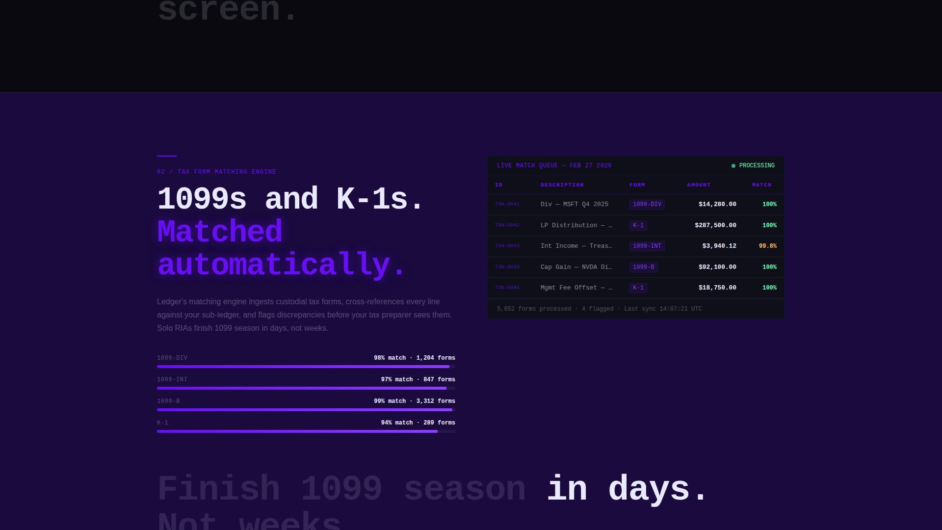Balance — Accounting Software Landing Page Template
