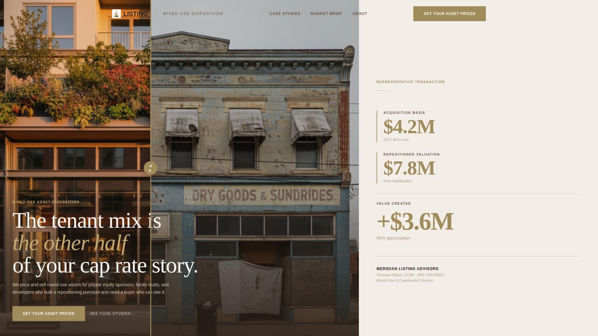 Listing - Executive Mixeduse Landing Page Template